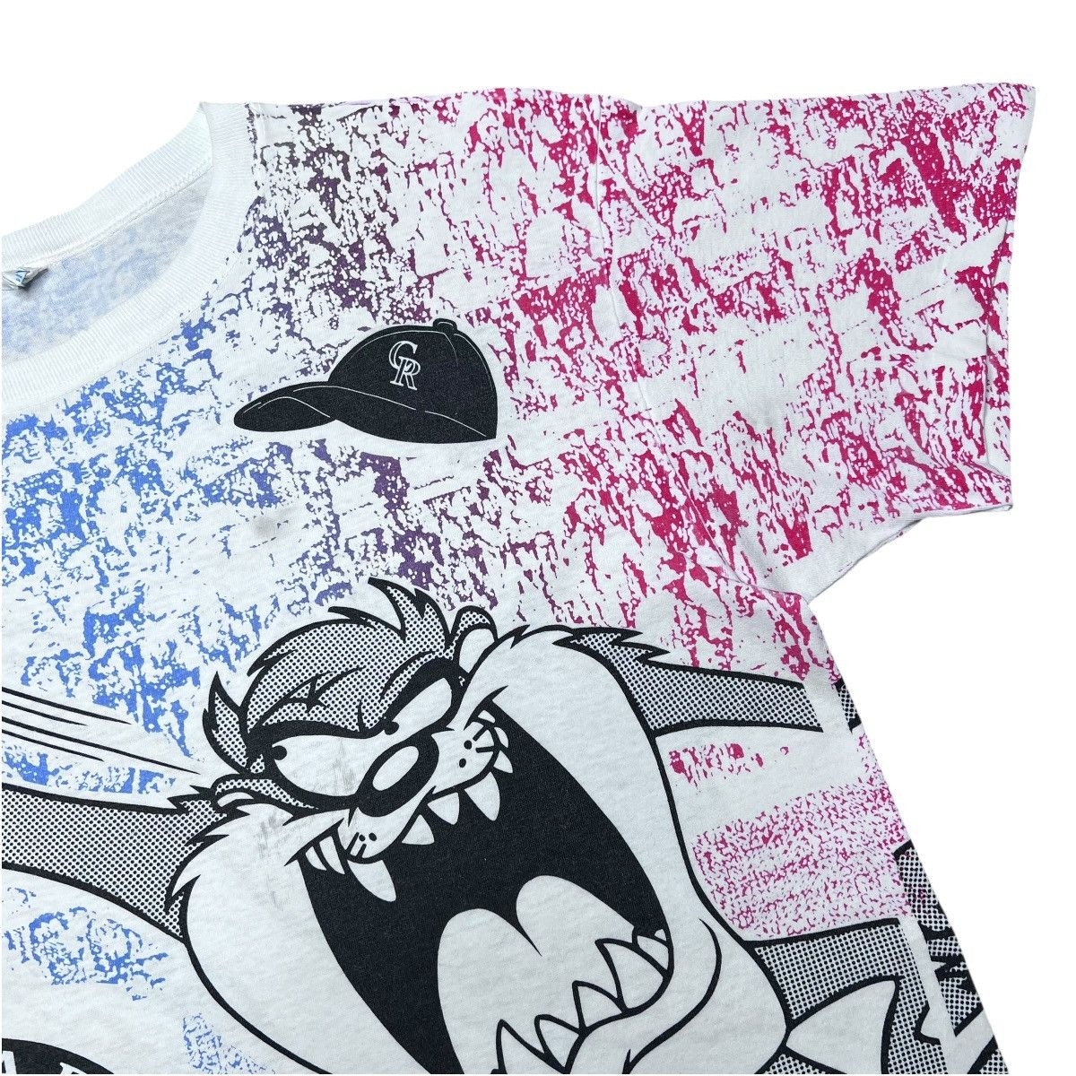 MLB 93 MLB Colorado Rockies Taz Looney Tunes All Over Print Tee Size US XL / EU 56 / 4 - 6 Thumbnail