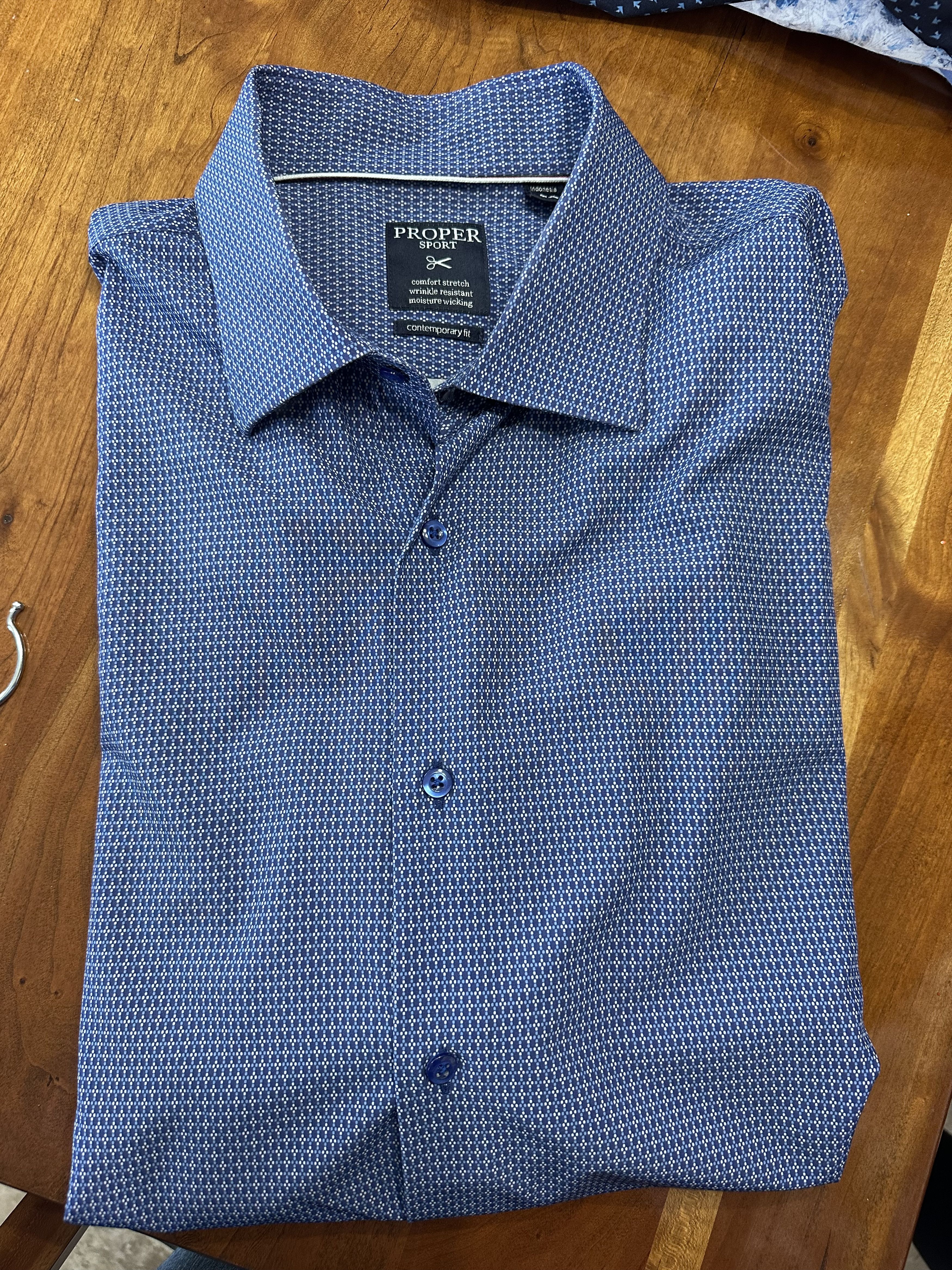 Other Proper Brand Dress Shirt Size US XXL / EU 58 / 5 - 2 Thumbnail