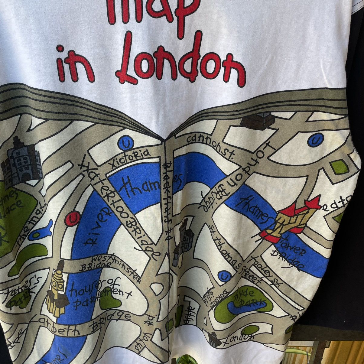 Jean Charles De Castelbajac × Vintage 🔥Jean Charles De Castelbajac Map In London Art Graphics Tee Size US L / EU 52-54 / 3 - 4 Thumbnail