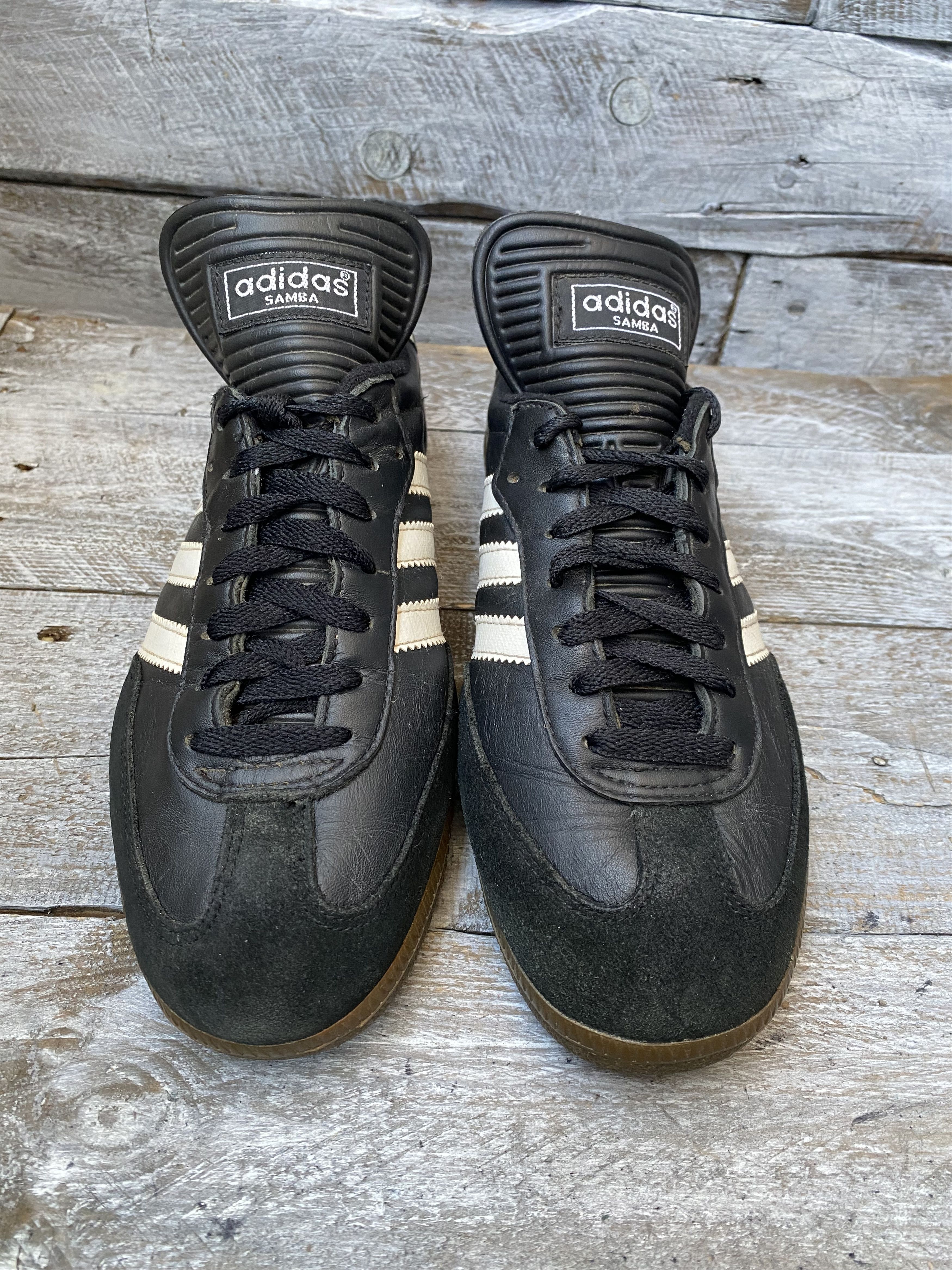 Adidas × Vintage 🔴Vintage Rare Adidas Samba long tongue low-top sneakers Size US 9 / EU 42 - 3 Thumbnail