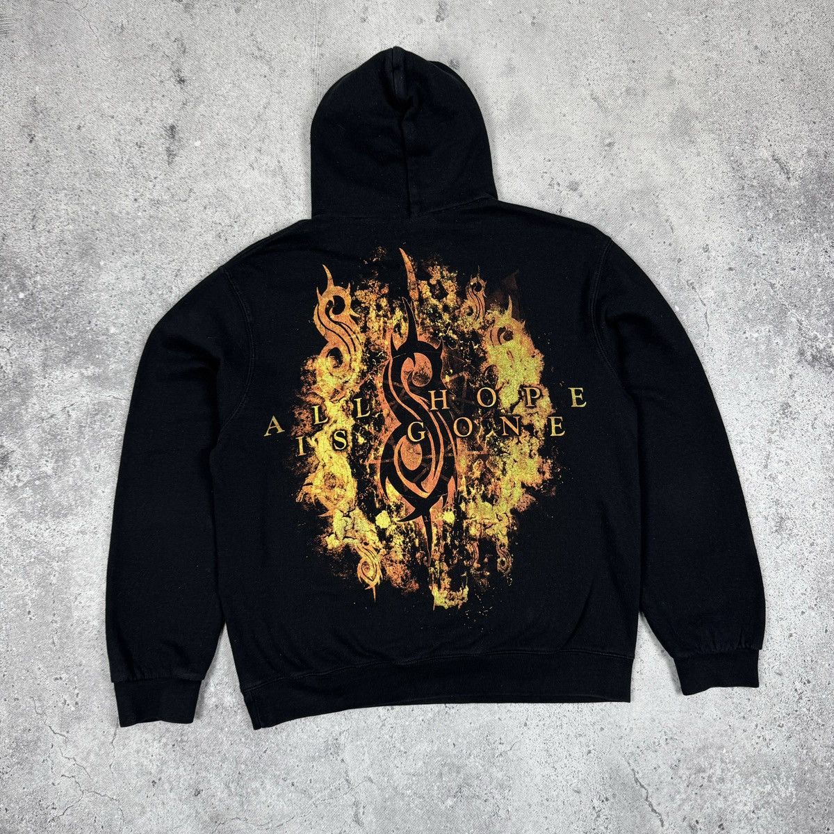 Band Tees Vintage Slipknot “All Hope Is Gone” Flame Logo Hoodie Size US M / EU 48-50 / 2 - 6 Thumbnail