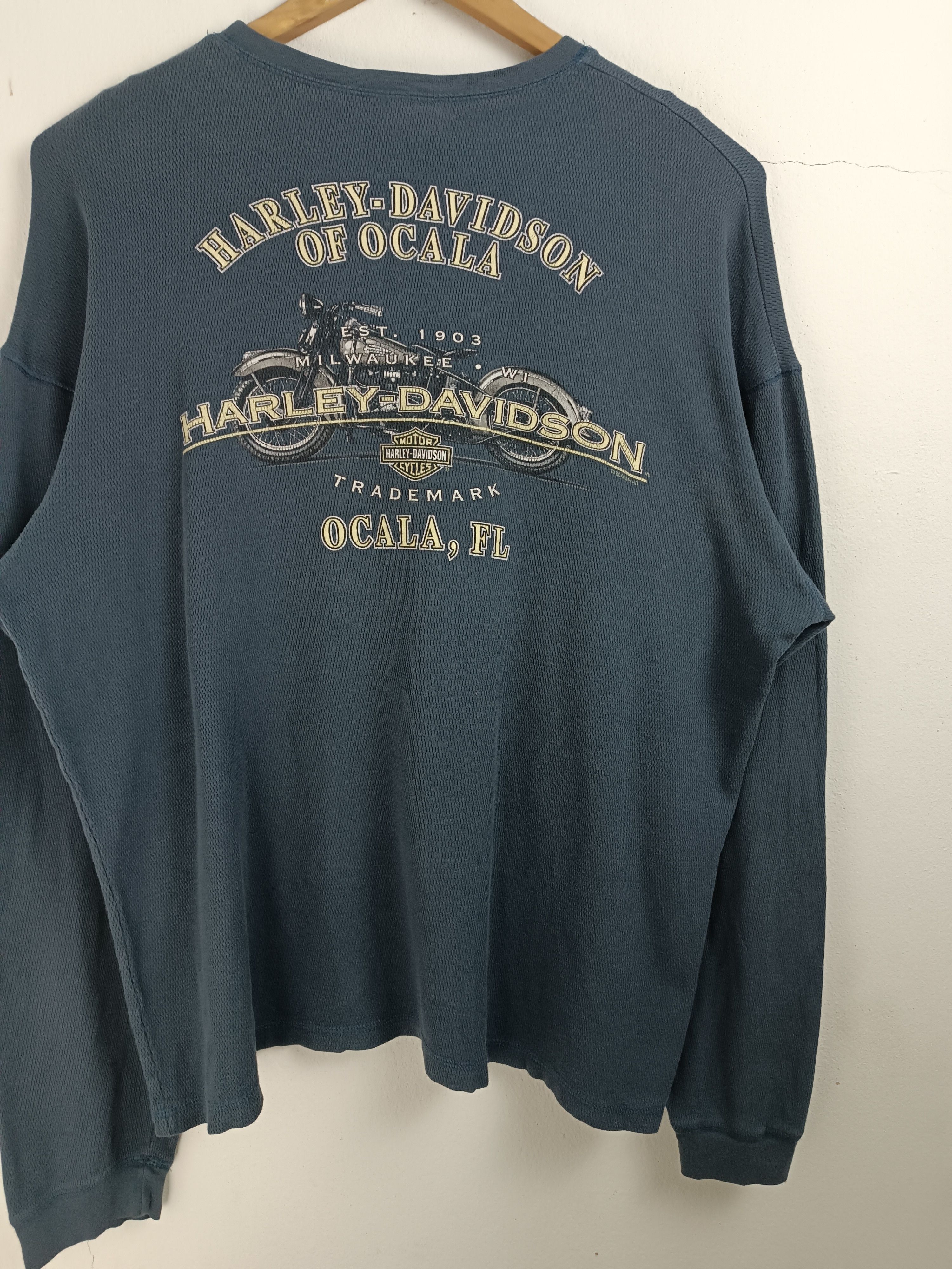 Harley Davidson VINTAGE Y2K HARLEY DAVIDSON OCALA FL VERY RARE CHOPPER MESH Size US XL / EU 56 / 4 - 13 Thumbnail