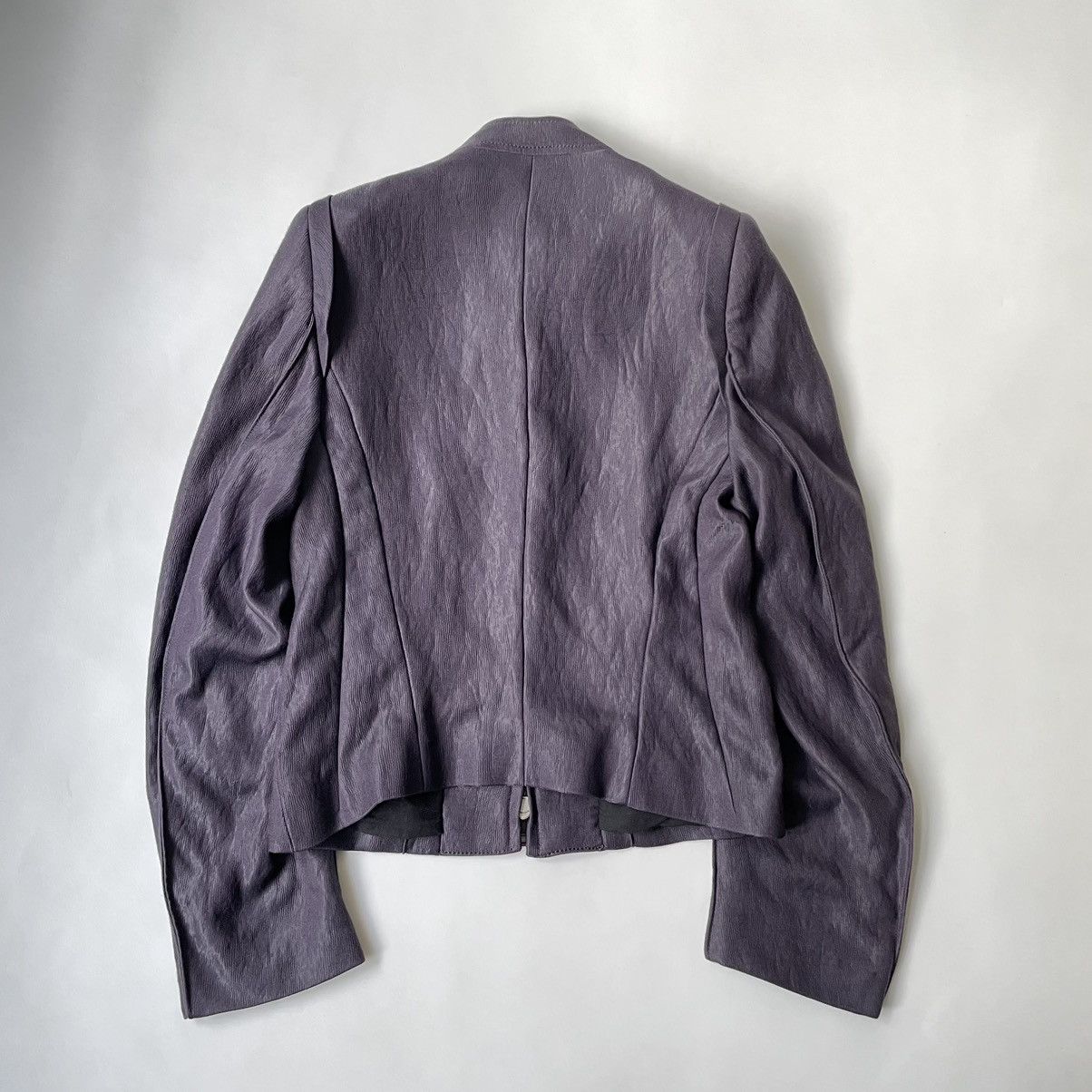 Ann Demeulemeester Purple Moto Racing Jacket Size S / US 4 / IT 40 - 13 Thumbnail