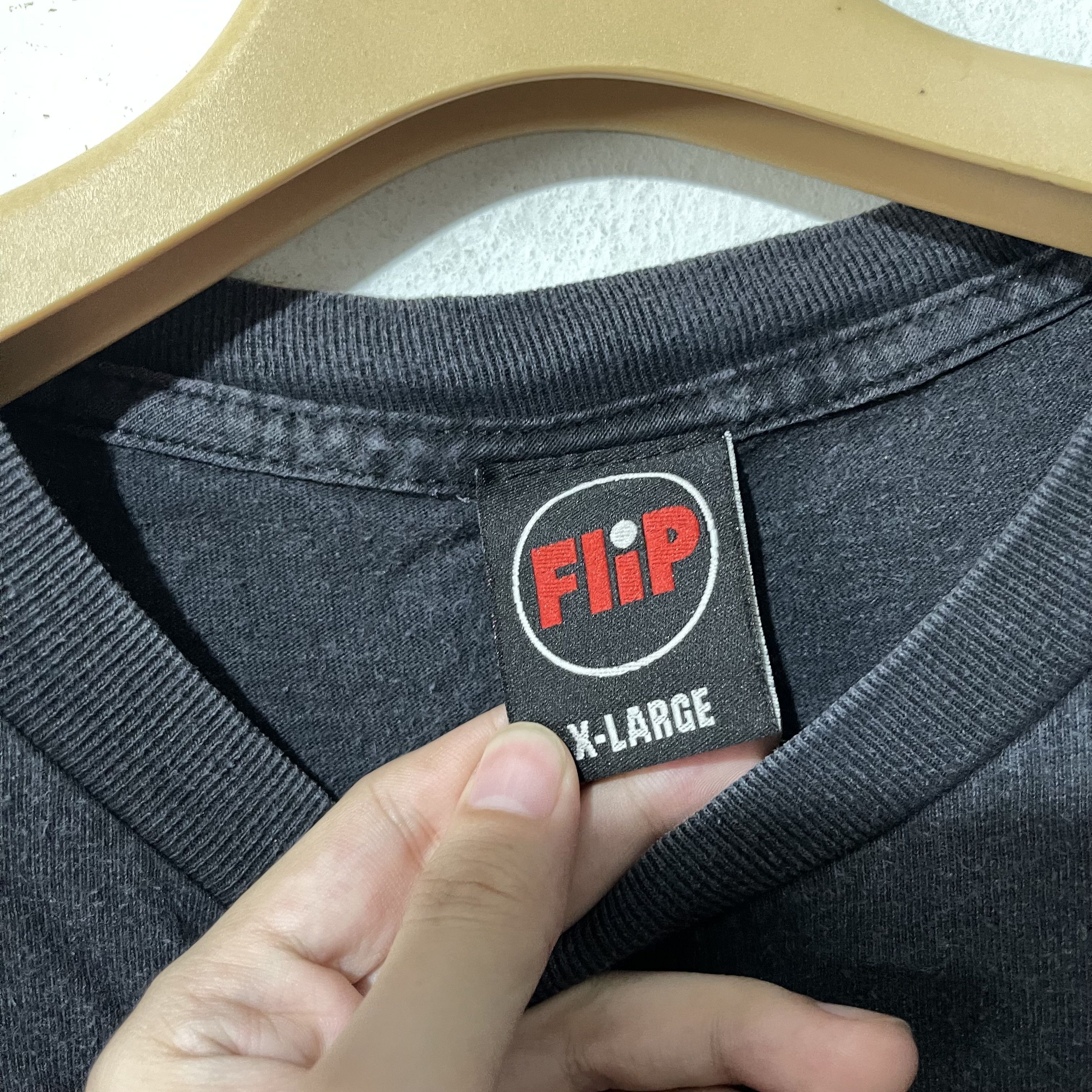 Flip Skateboards × Vintage Vintage 90s Flip Skatebaord Shirt Size US XL / EU 56 / 4 - 6 Thumbnail