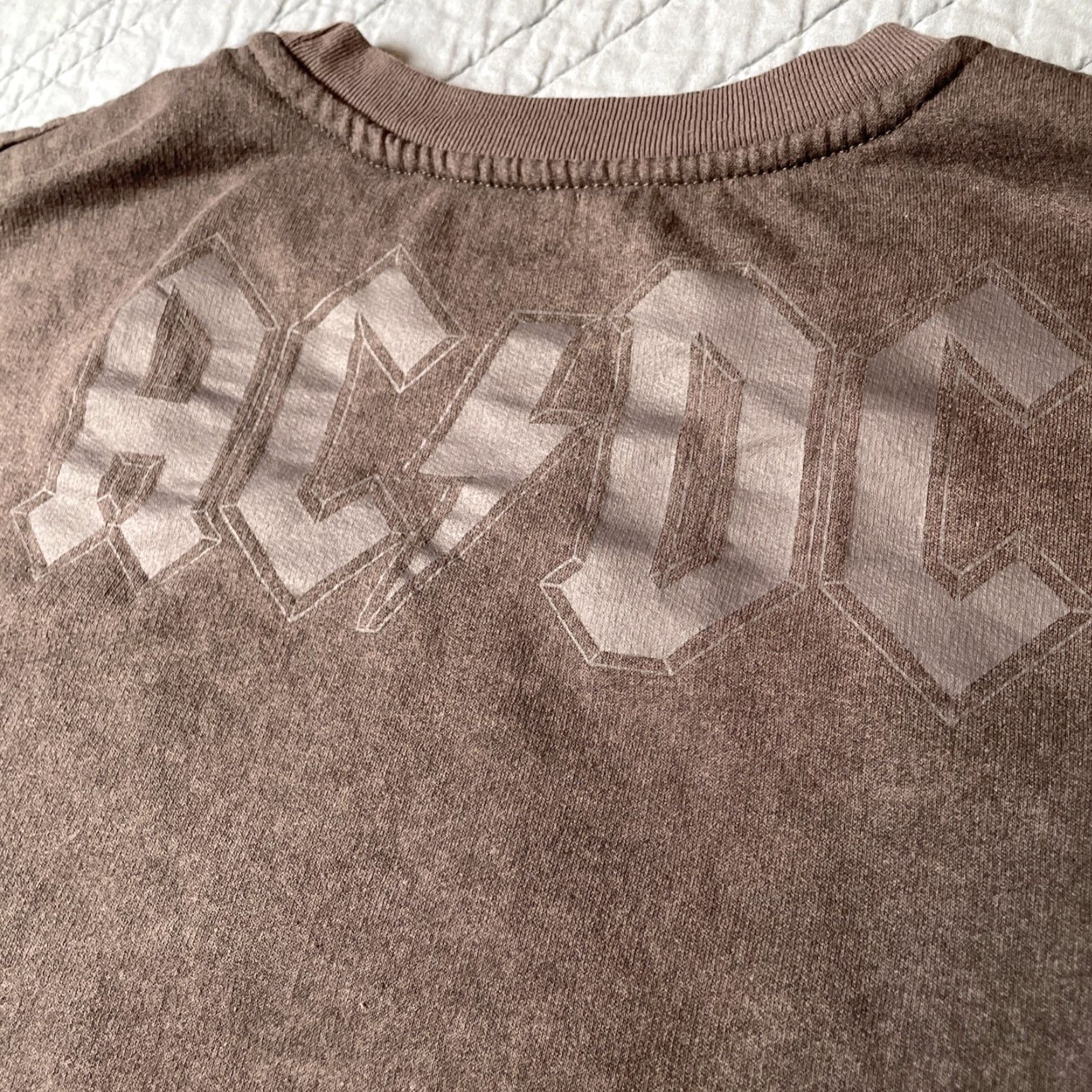 Doublet AC/DC Sweatshirt Gray Patch Double-Sided Crew Neck Dolman Sleeve L Regular Womens Large Size L / US 10 / IT 46 - 5 Thumbnail