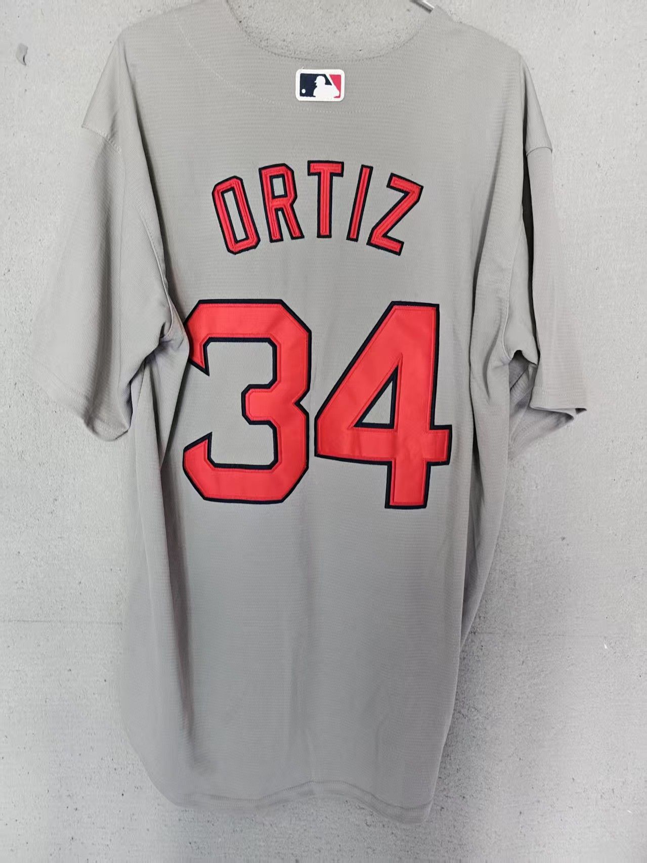 MLB Boston Red Sox 34 David Ortiz Jersey Gray M Size US M / EU 48-50 / 2 - 1 Thumbnail