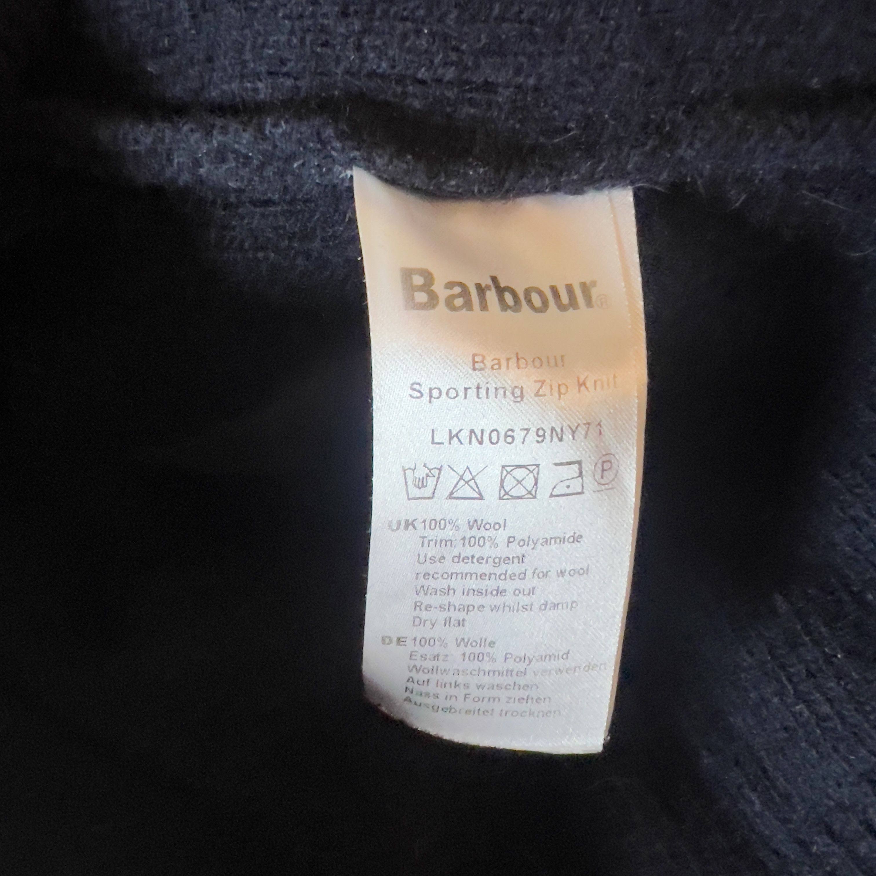 Barbour Barbour Knit Jacket Women's Size 10 Blue Long Sleeve Size L / US 10 / IT 46 - 8 Thumbnail
