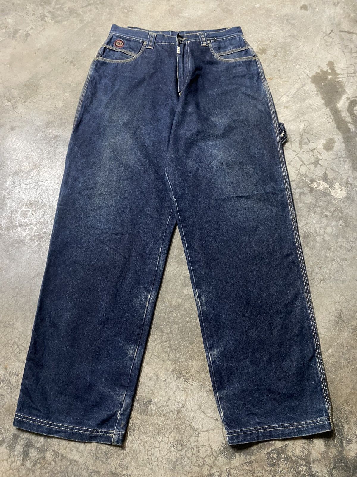 Hysteric Glamour × JNCO × Jean Y2k Baggy Jeans School of Hard Knocks p173 Size US 33 - 9 Thumbnail