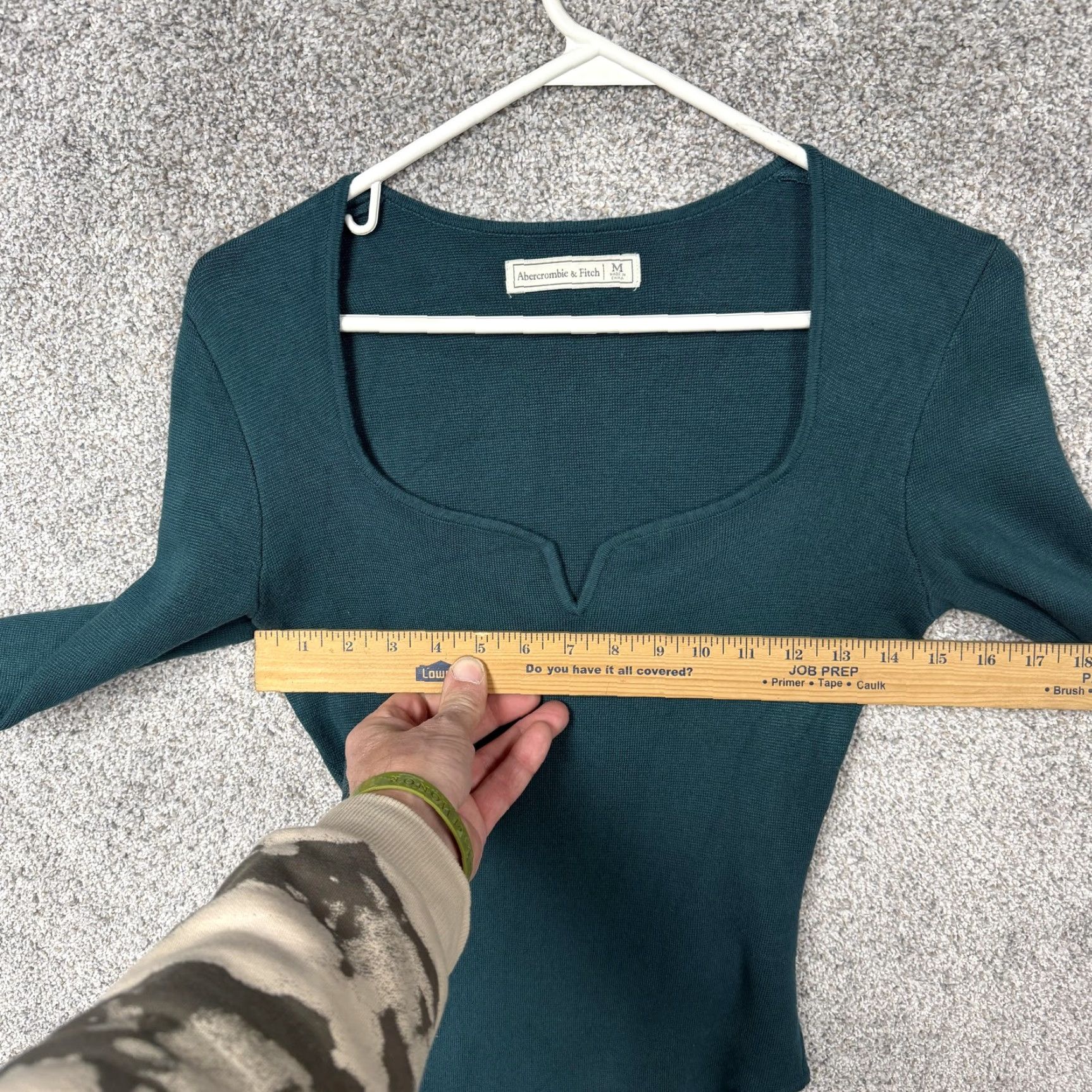 Abercrombie & Fitch Abercrombie & Fitch Bodysuit M Yoga Layering Green Forest Fairy Grunge Mori Kei Size M / US 6-8 / IT 42-44 - 5 Thumbnail