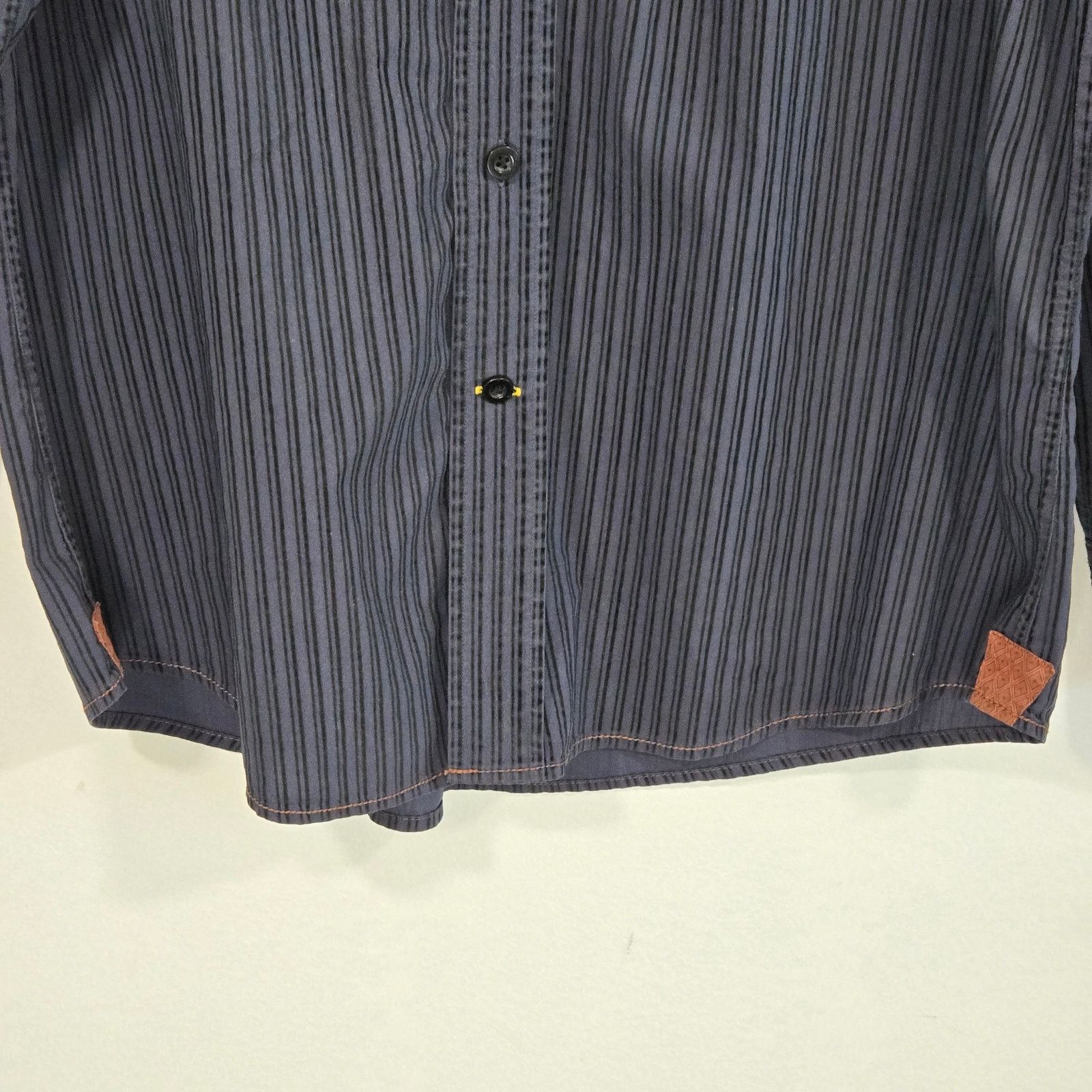 Pronto Uomo Pronto Uomo BLUE Men's Shirt. Size Medium. Size US M / EU 48-50 / 2 - 9 Thumbnail