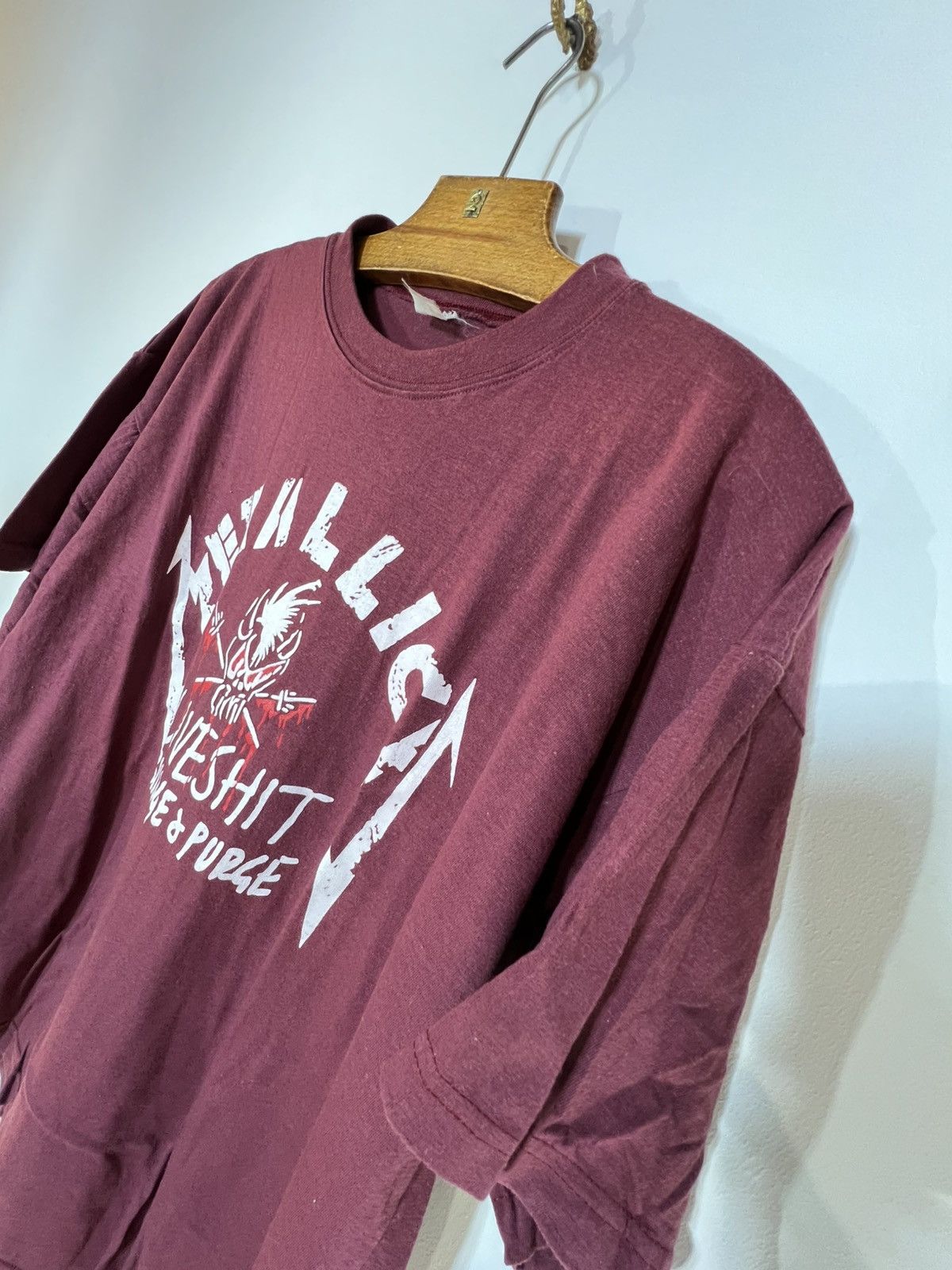 Band Tees vintage 90s Metallica shirt binge and purge Size US XL / EU 56 / 4 - 3 Thumbnail