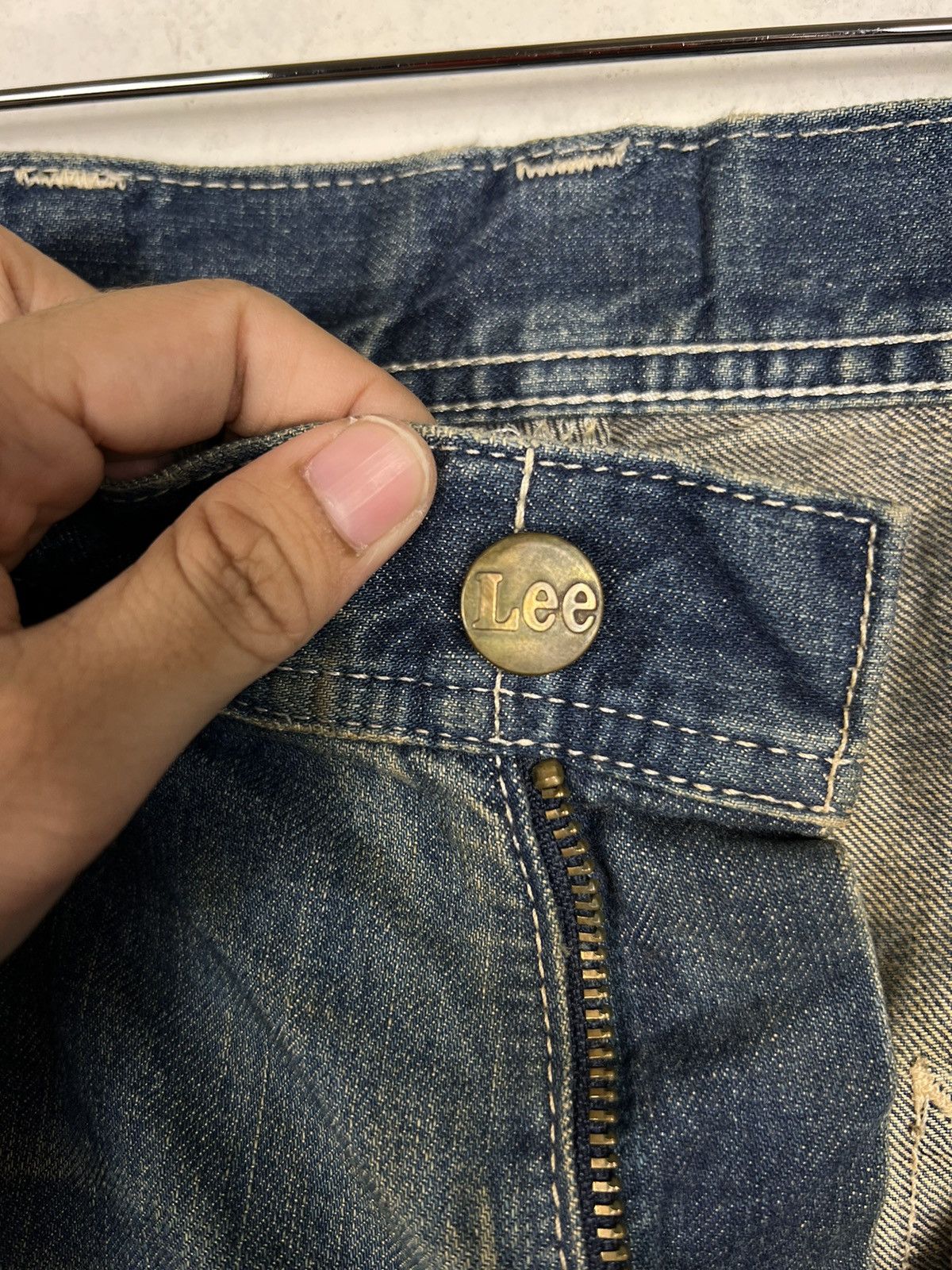 Lee × Vintage 🔥 VINTAGE LEE UNION MADE WORKS DENIM Size US 32 / EU 48 - 12 Thumbnail