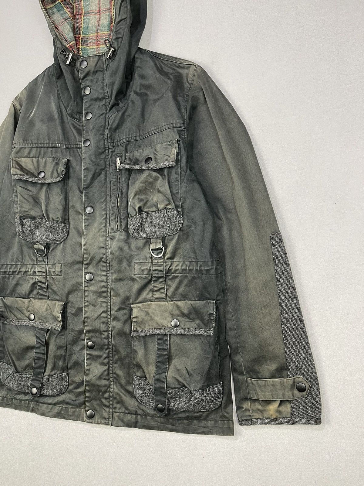 ADAM ET ROPE Faded Adam Et Rope M65 Multi Pocket Parka Jacket Size US L / EU 52-54 / 3 - 2 Thumbnail