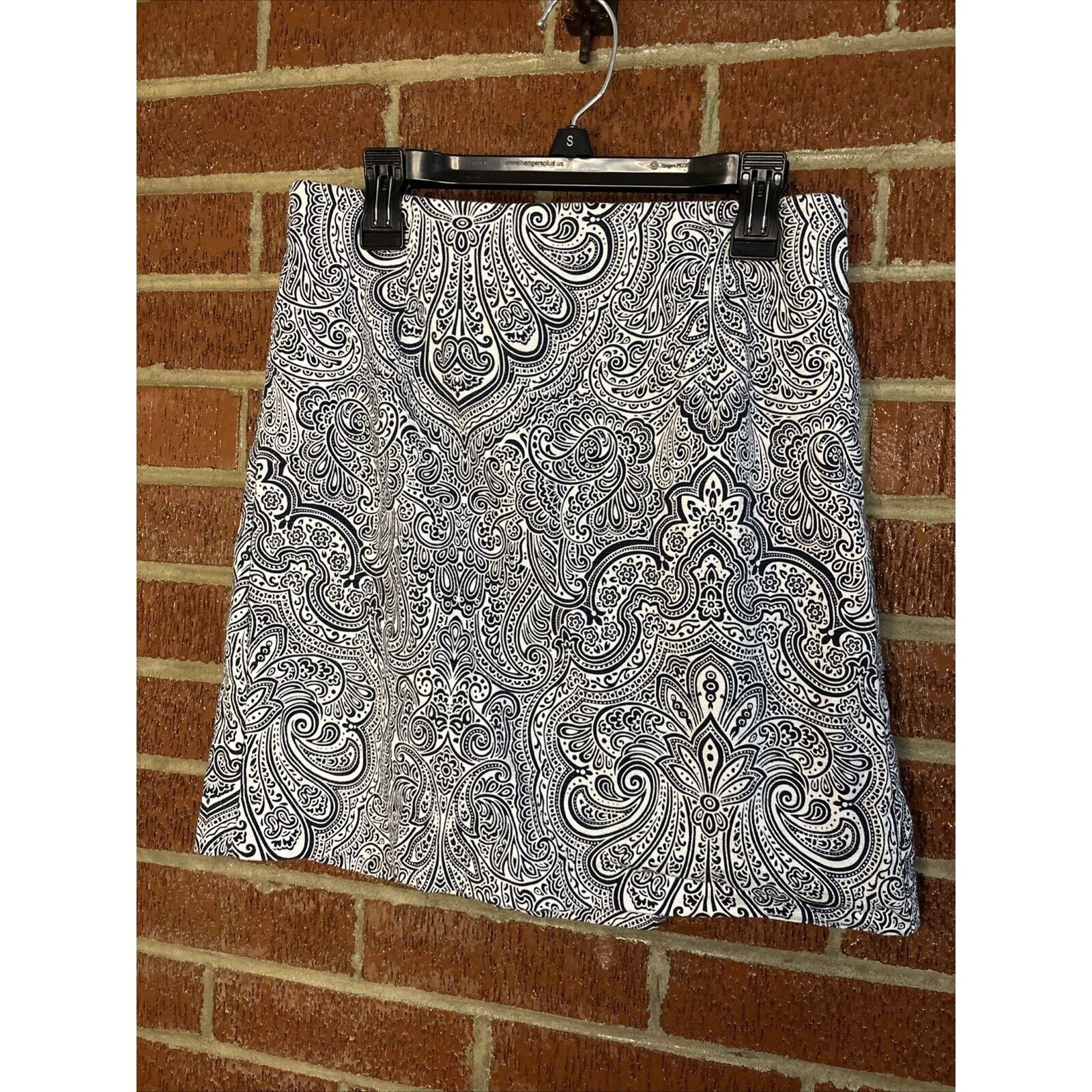 Tommy Hilfiger Tommy Hilfiger Women’s Skirt Paisley Blue White 0 Size 25" / US 0 / IT 36 - 1 Thumbnail