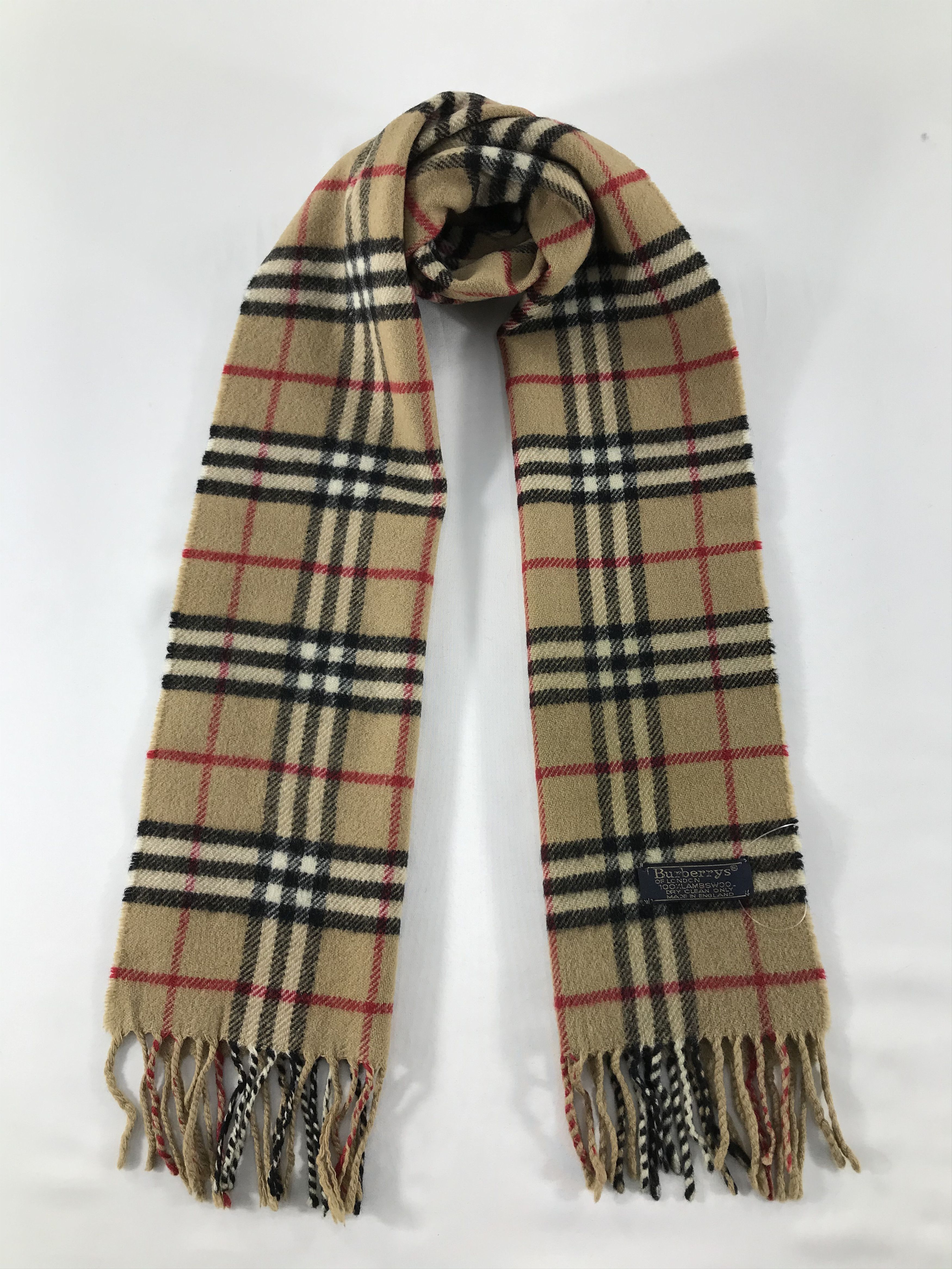 Burberry Vintage Burberry Scarf/Muffler/Neckwear MF1540 Size ONE SIZE - 1 Thumbnail