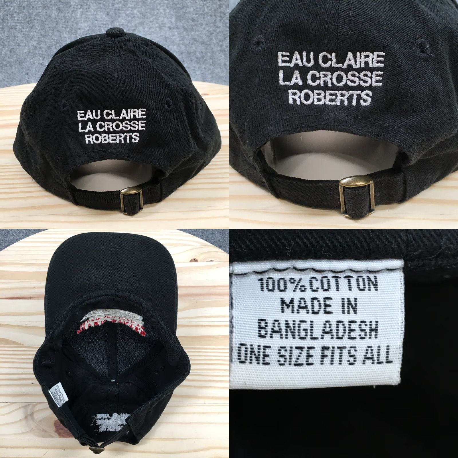 Vintage Freightliner River States Baseball Cap Hat Black Strapback OSFA Unbranded Men Cotton Canvas Adjustable Vintage No Size ONE SIZE - 8 Thumbnail