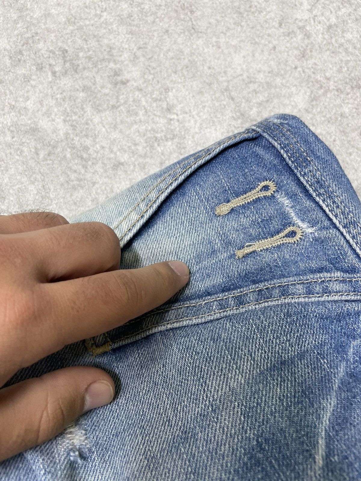 If Six Was Nine × Japanese Brand × Le Grande Bleu (L.G.B.) Flared Denim Jeans – LGB / If Six Was Nine Energy Size US 32 / EU 48 - 13 Thumbnail
