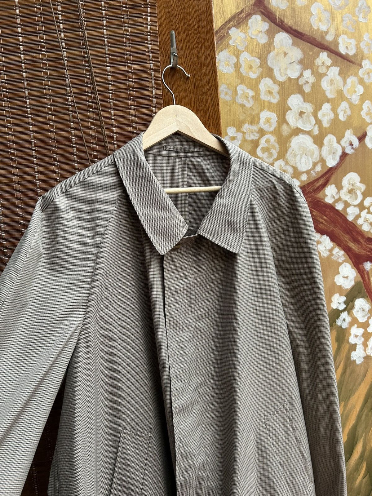 Aquascutum Aquascutum Houndstooth Check Packable Nylon Coat Size 44 Size US XL / EU 56 / 4 - 4 Thumbnail