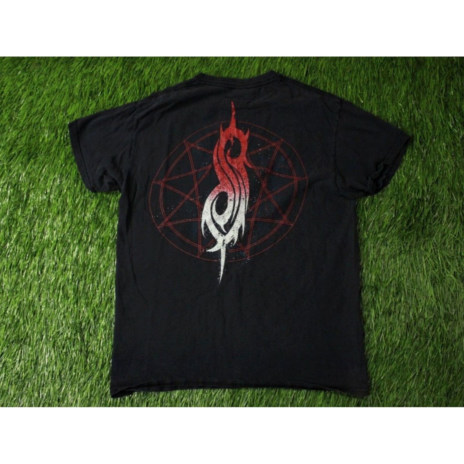 Gildan Nike Slipknot Shirt Men Short Sleeve Jersey Tee Gildan Original Size M Black 100% Cotton Size US M / EU 48-50 / 2 - 2 Thumbnail