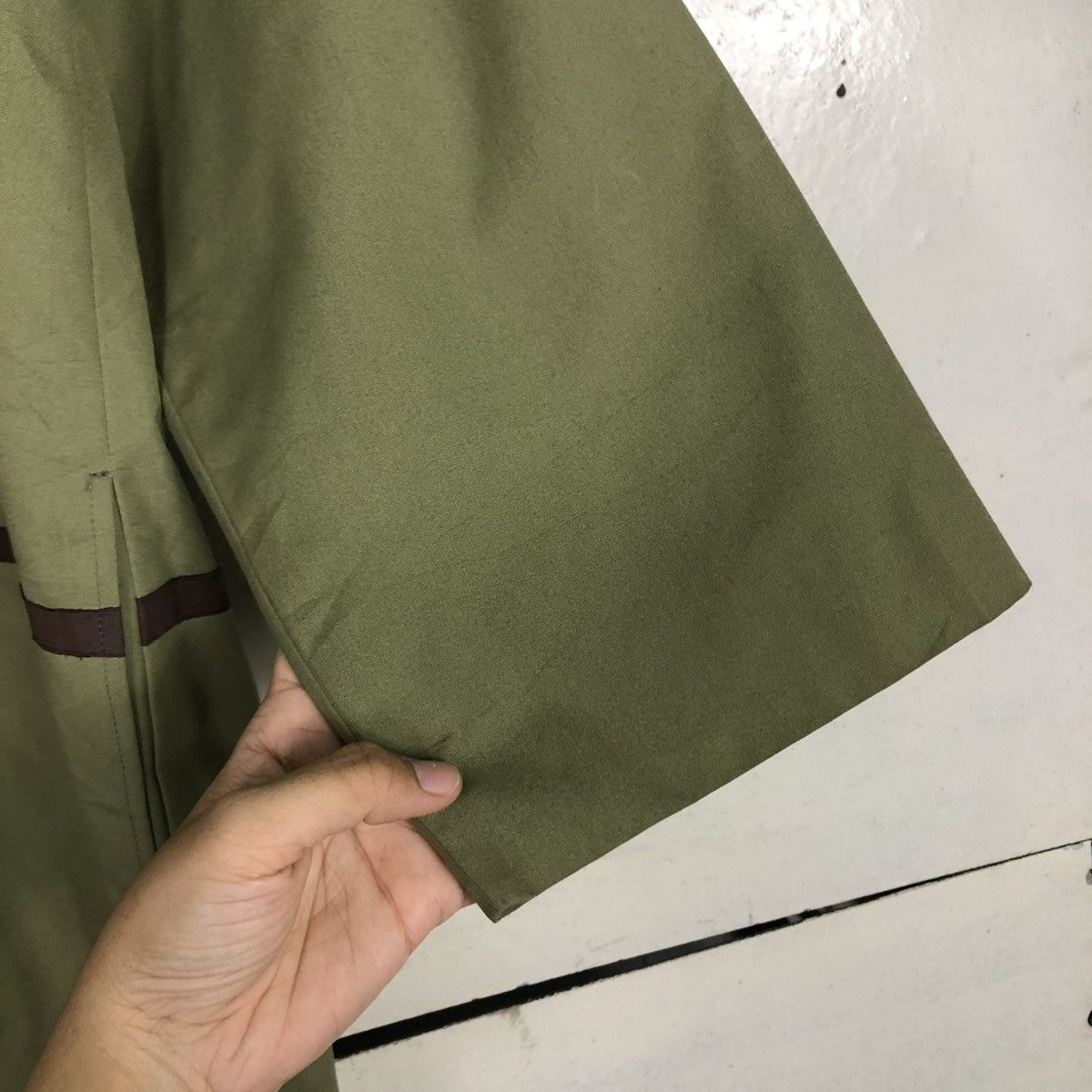 Japanese Brand 🔥RICH GREEN LONG JACKET JANE MORE MINK FUR BLANKET Size US M / EU 48-50 / 2 - 19 Thumbnail