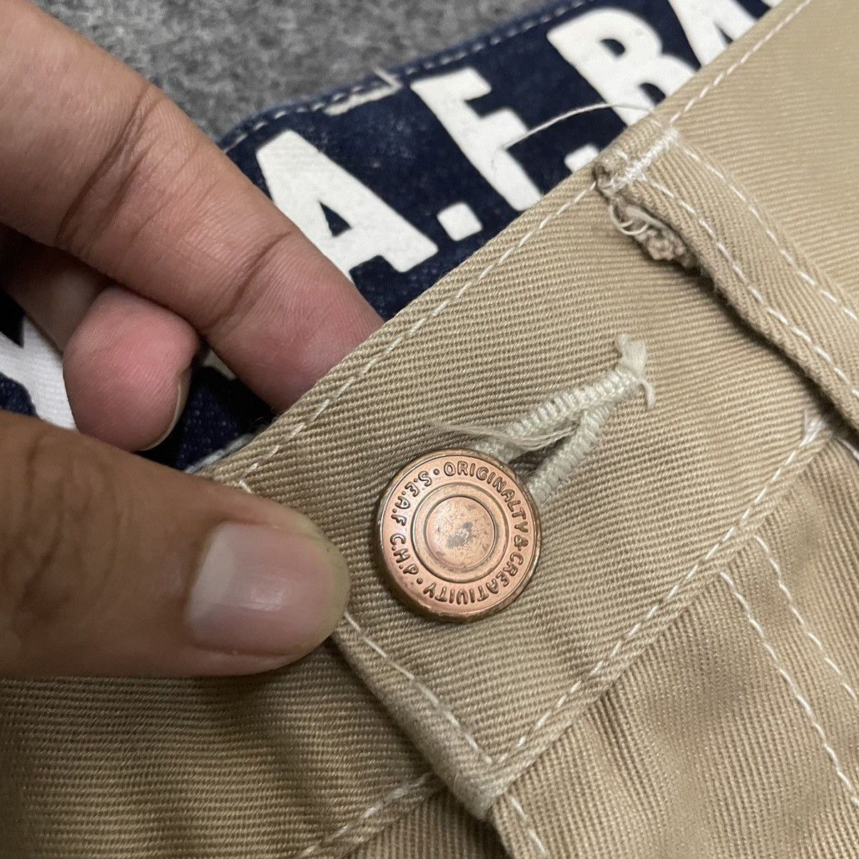 Daytona × Japanese Brand Setagaya AF Base Rare Design Jeans Kapital Style Size US 31 - 3 Thumbnail