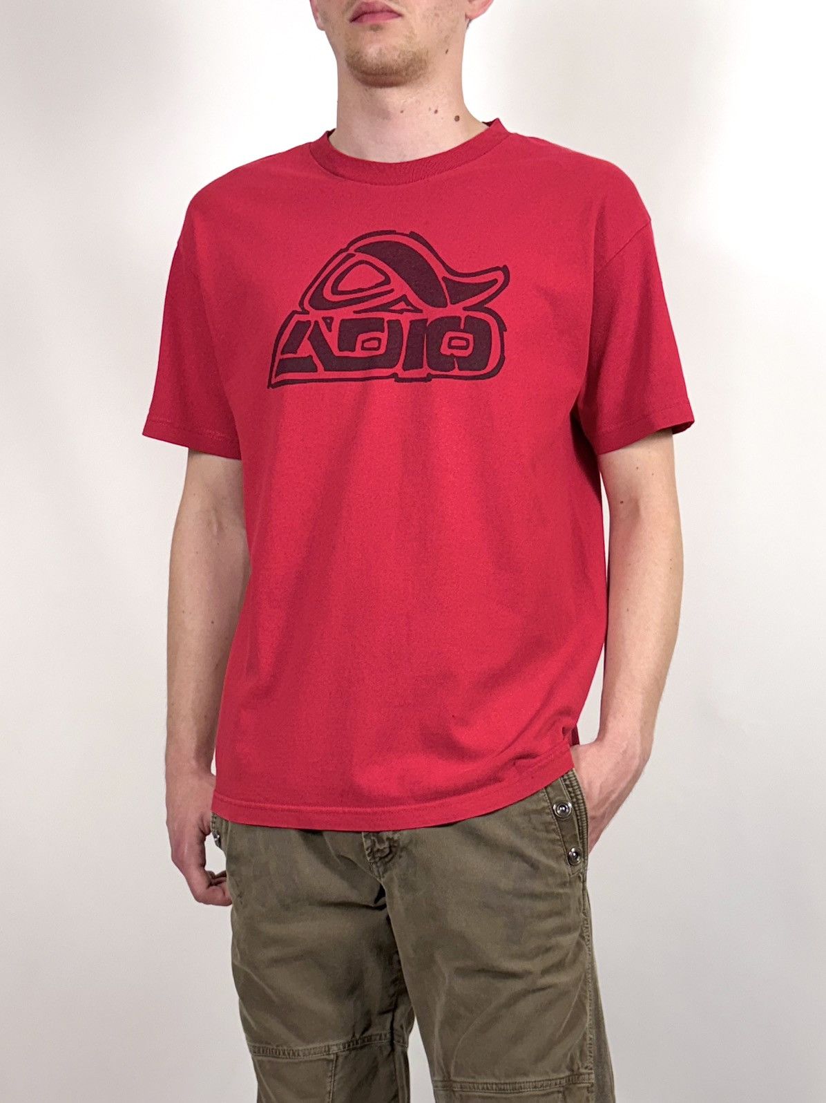 Santa Cruz Skateboards × Vintage 90s Vintage Adio Big Logo Faded T-Shirt Tee Y2k Size US L / EU 52-54 / 3 - 2 Thumbnail