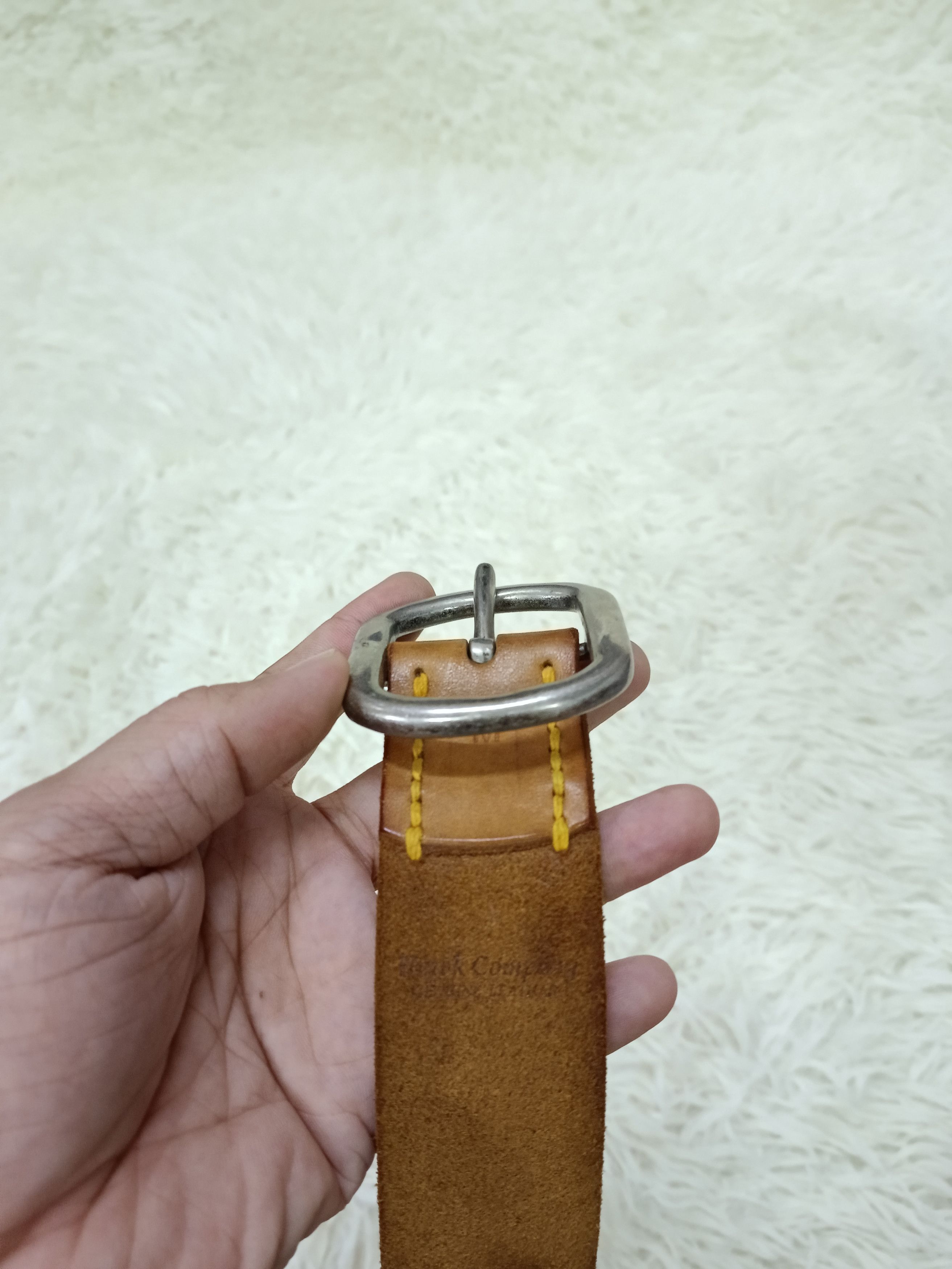 Hawk × Leather HAWK COMPANY PATINA LEATHER BELT Size ONE SIZE - 4 Thumbnail