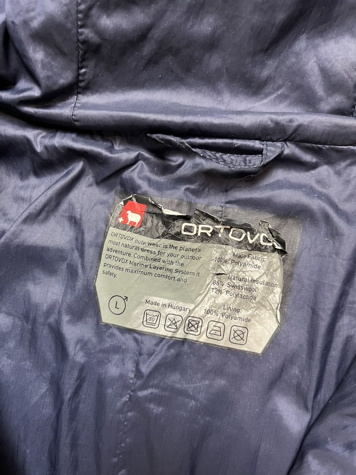 Ortovox puffer jacket