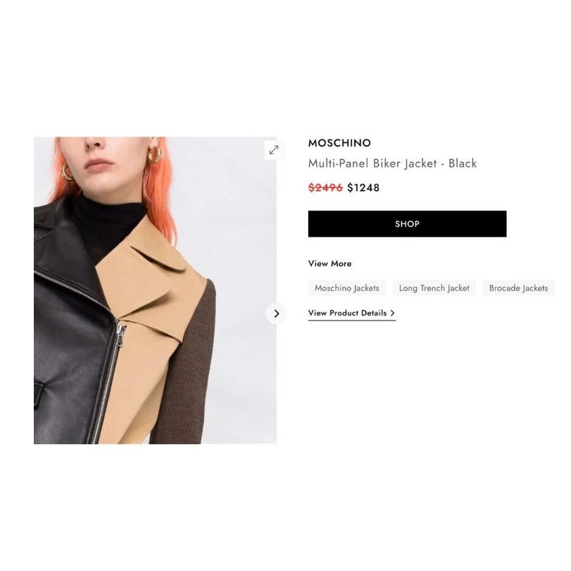 Moschino AW20 Moschino Couture Jeremy Scott Biker Jacket sleeves Size XL / US 12-14 / IT 48-50 - 15 Thumbnail