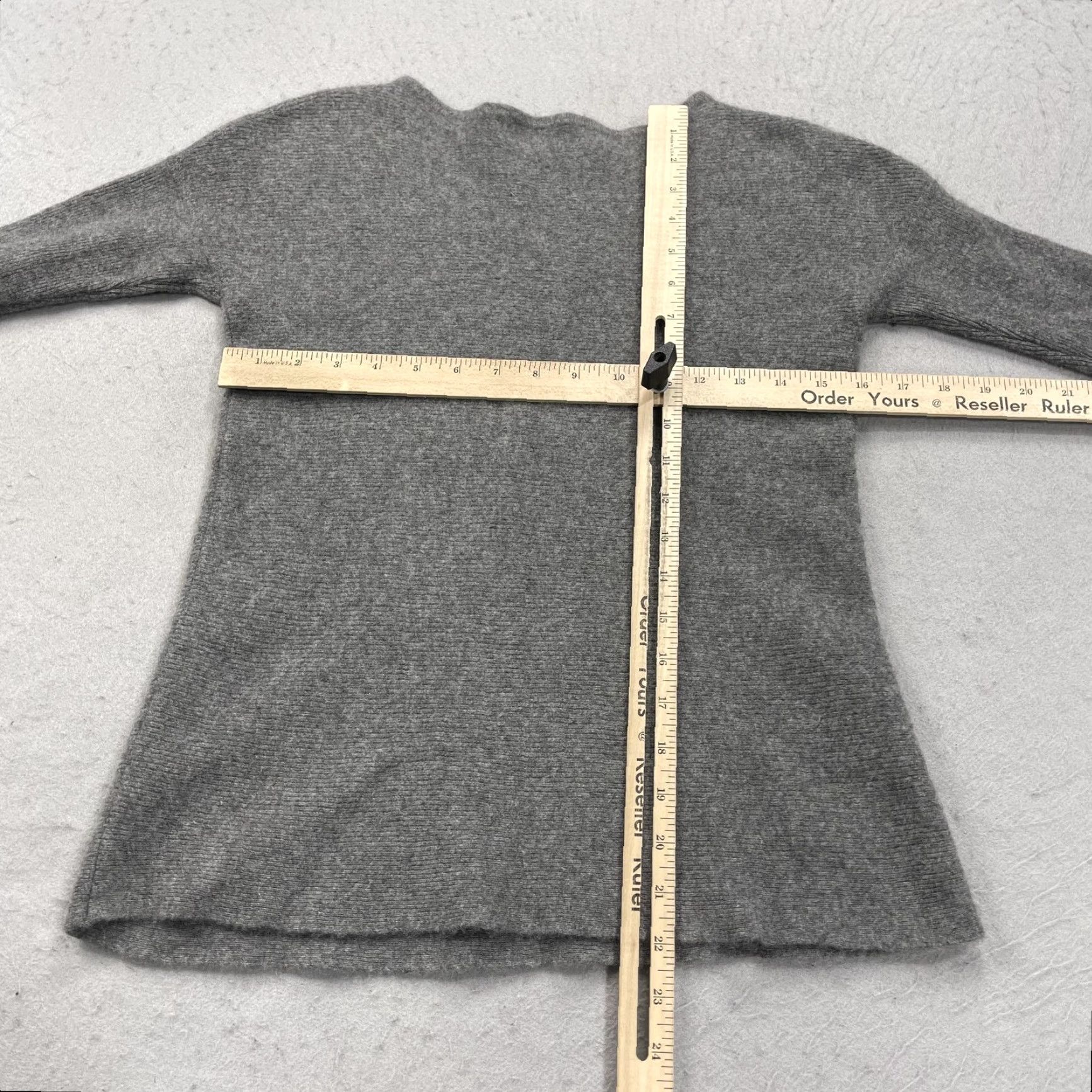 J.Crew J.CREW Collection Sweater Womens XS Gray 100% Cashmere Boat Neck Tunic Knit Crewneck Lightweight Casual Size XS / US 0-2 / IT 36-38 - 6 Thumbnail