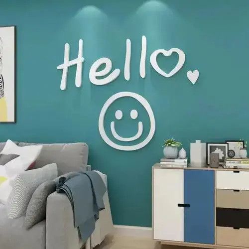 Designer Acrylic Wall Stickers Size ONE SIZE - 4 Thumbnail