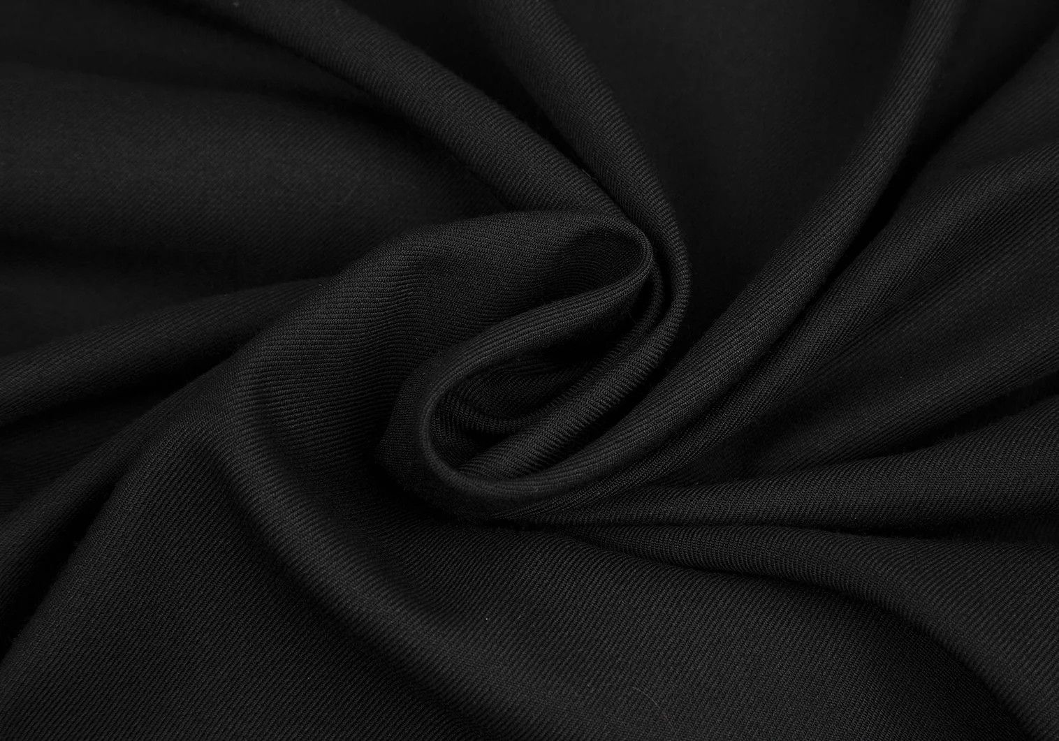Yohji Yamamoto Wool Gabardine Patchwork Long Jacket in Black Size US L / EU 52-54 / 3 - 15 Thumbnail