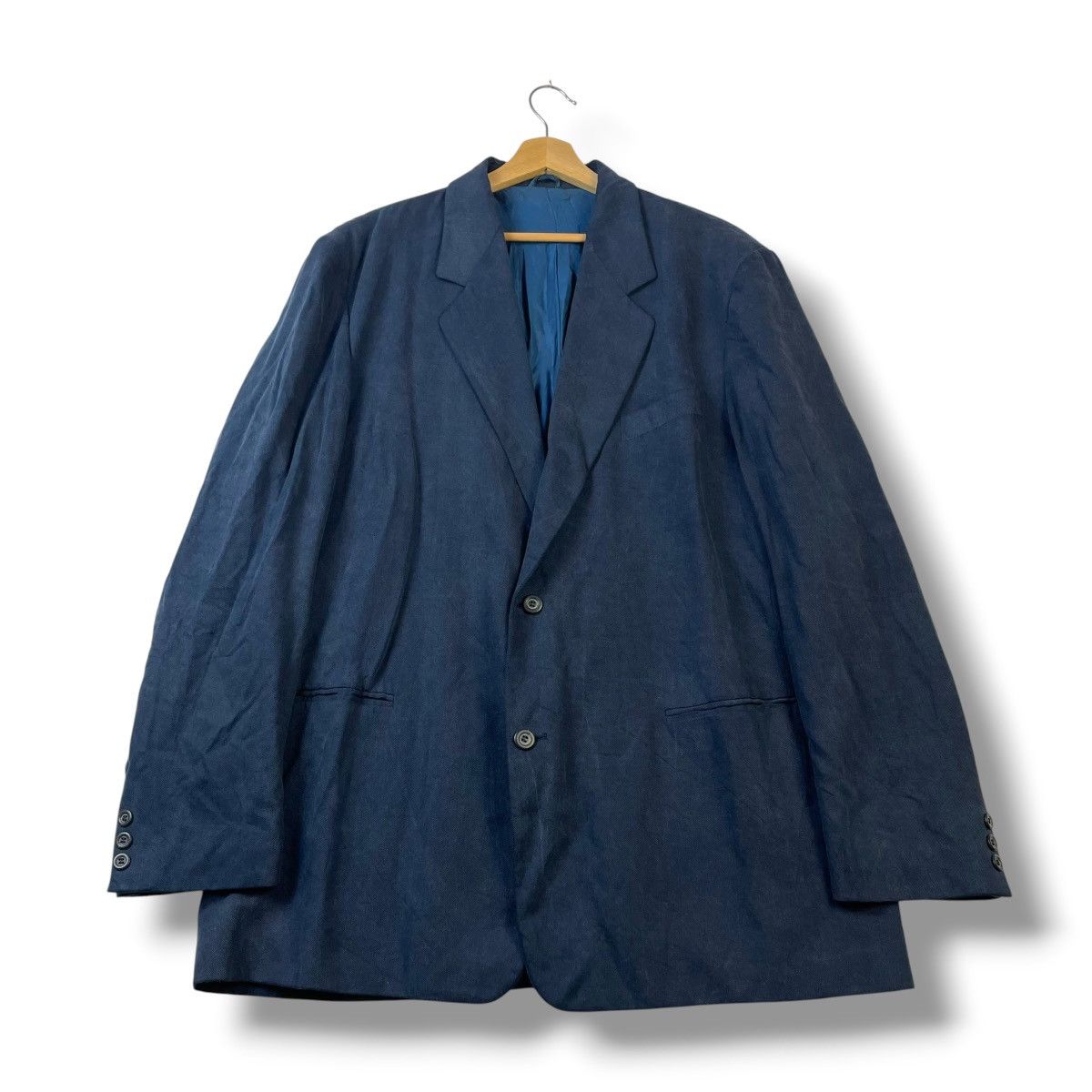 Krizia Uomo KRIZIA UOMO BLAZER JACKET MADE IN ITALY Size US XXL / EU 58 / 5 - 4 Thumbnail