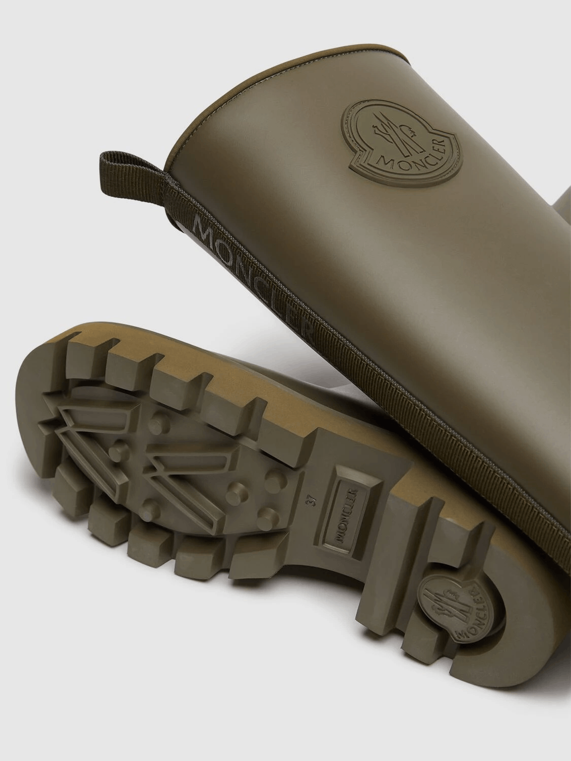 Moncler MONCLER Kickstream Bronze Olive Rain Boots New Size US 5 / IT 35 - 3 Thumbnail
