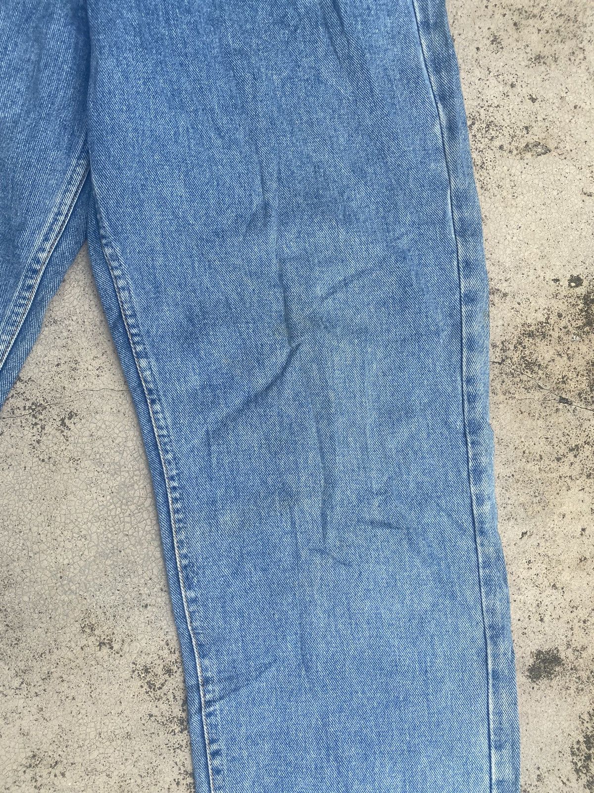 Burberry × Designer × Vintage Vintage Thomas Burberry Loose Wide Leg Jeans Size US 29 - 4 Thumbnail
