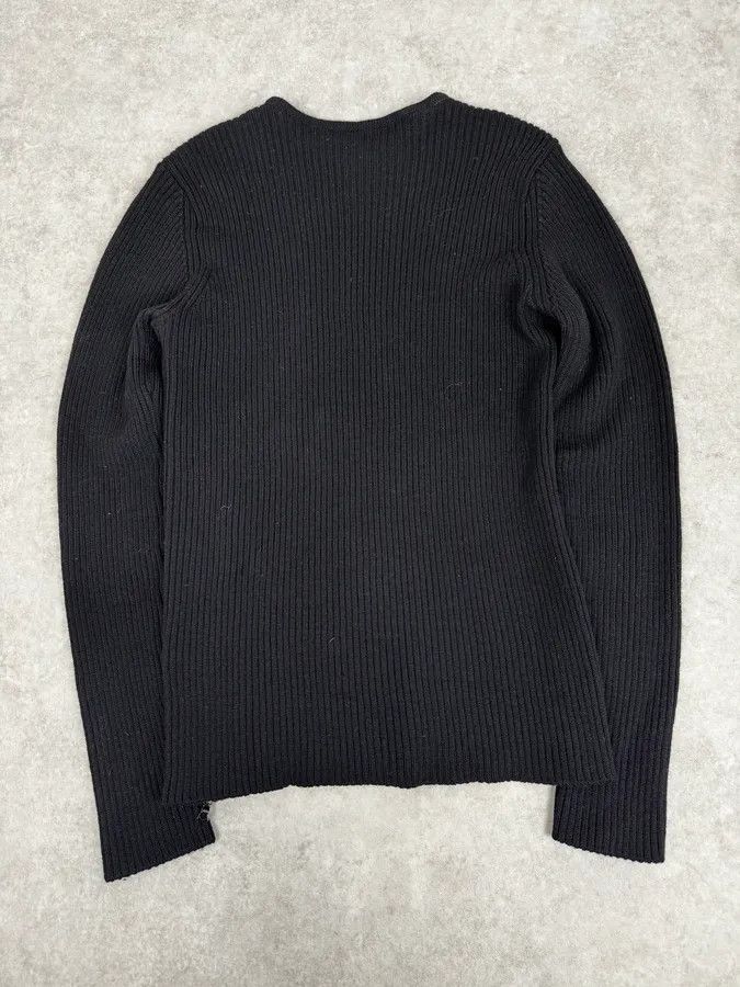 Emporio Armani 2000s Emporio Armani Black Wool Zip Sweater Size US S / EU 44-46 / 1 - 5 Thumbnail