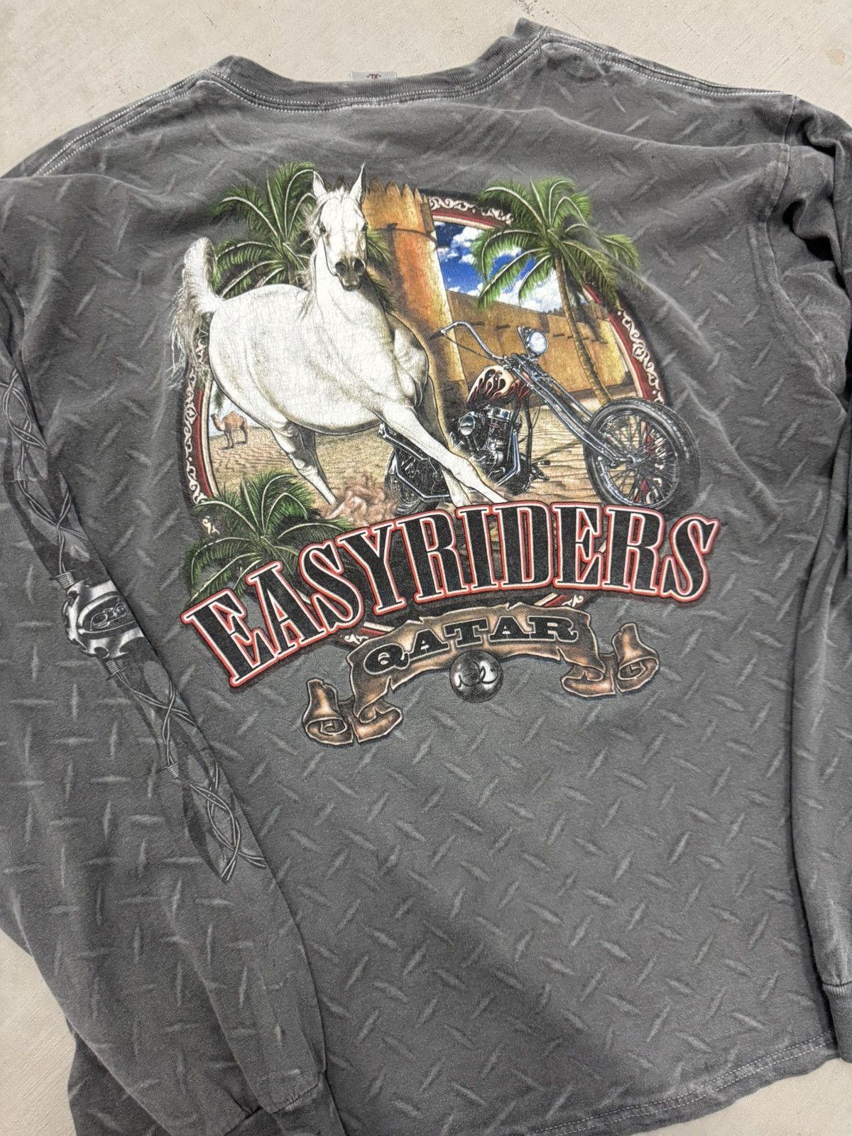 4GSELLER Vintage Easyrider Metal AOP Sleeve Hit Shirt Y2K Size US XL / EU 56 / 4 - 8 Thumbnail