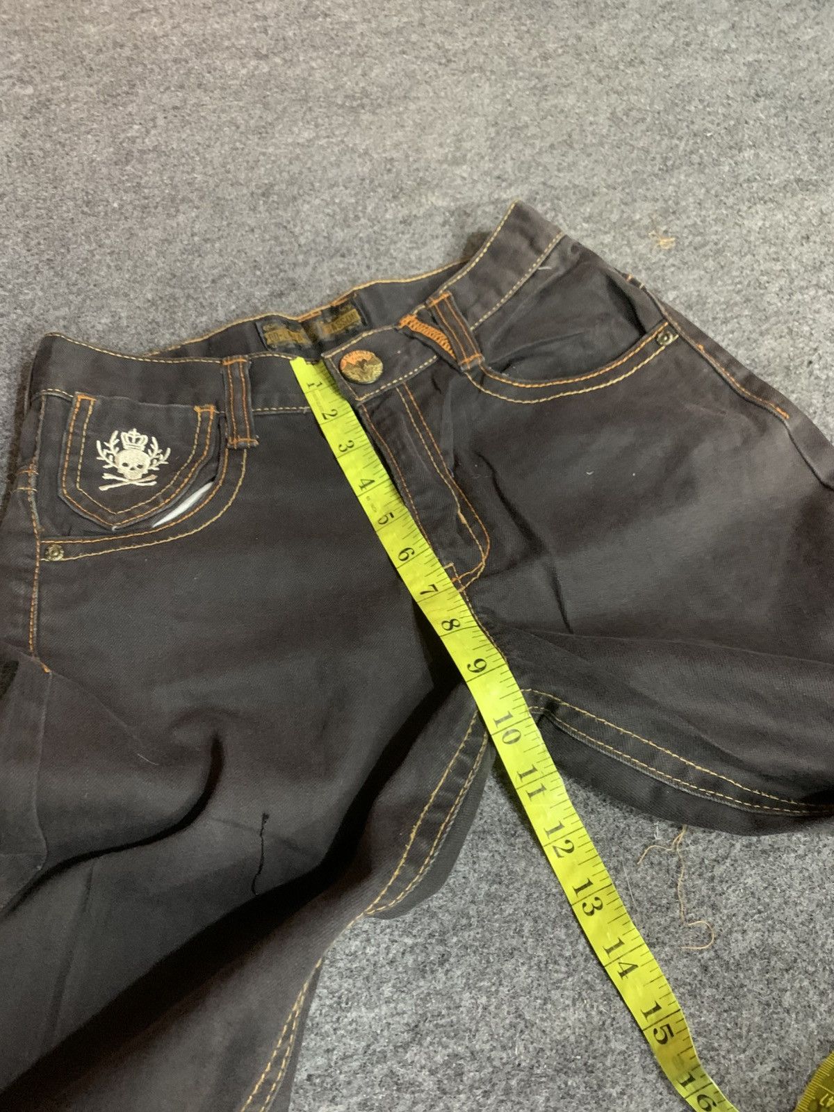 GOSTAR DE FUGA × If Six Was Nine × Japanese Brand Flare laces jeans oolalasasson japanese style Size US 27 - 10 Thumbnail