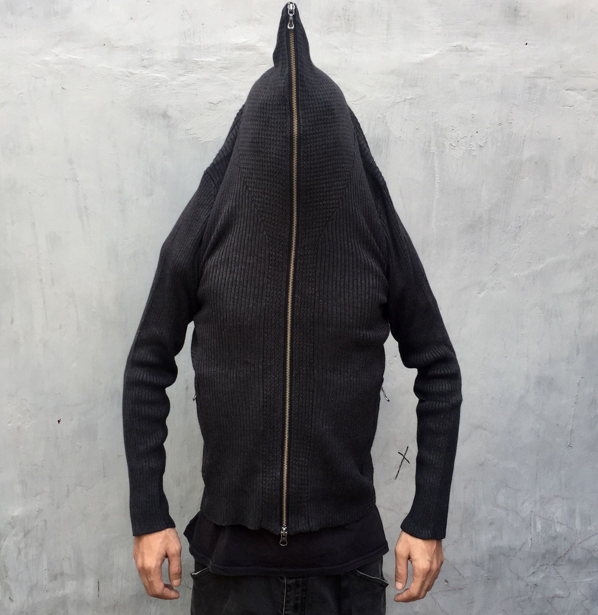 Nicole Club For Man Avant Garde Full Zipper Knitwear