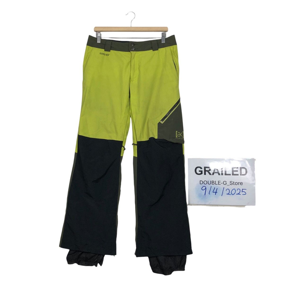 📌Vintage Ski Pants Cargo Pocket AK Goretex Waterproof