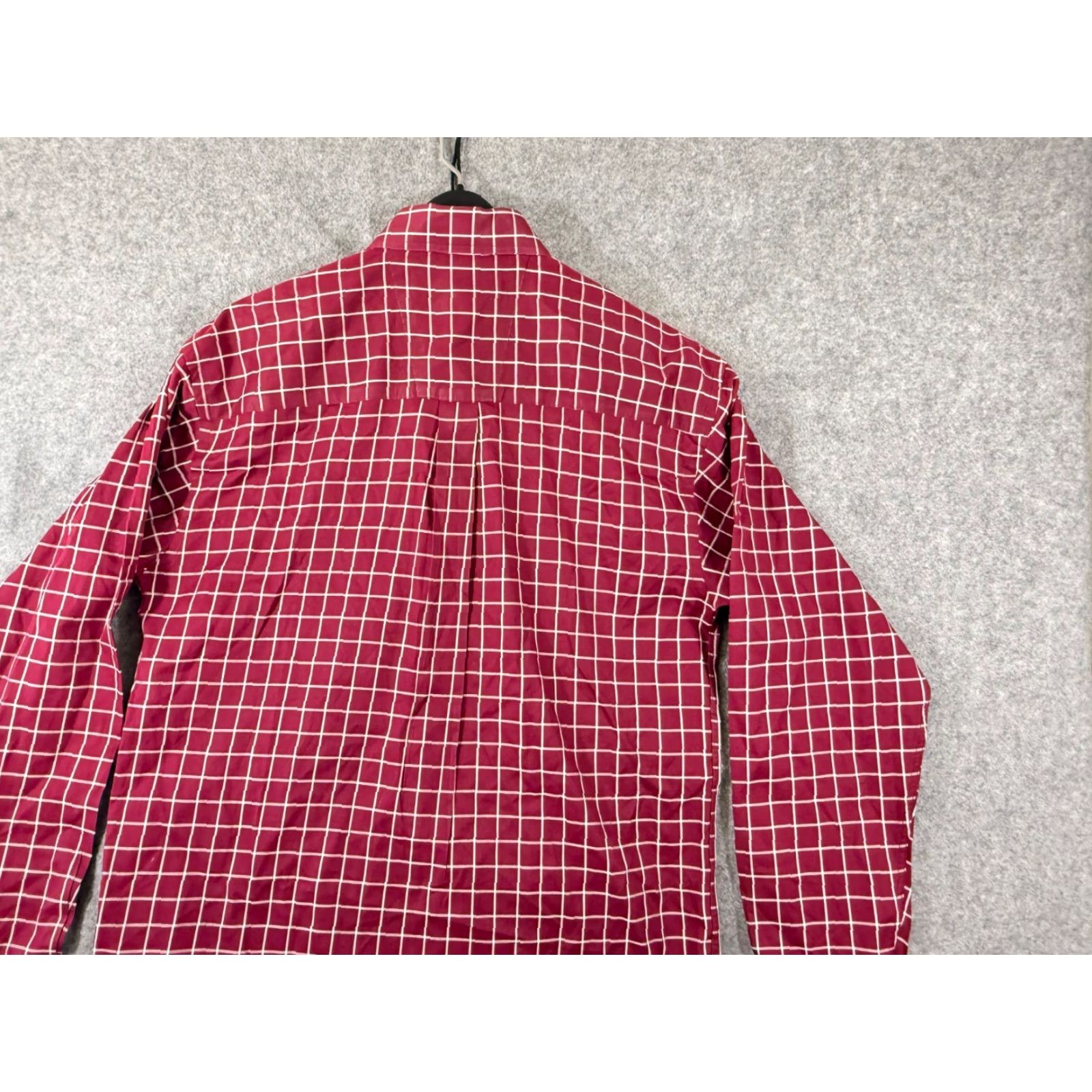 George George Strait Wrangler Western Shirt Mens M Red Checked Button Down Cowboy Cut Shirt Size US M / EU 48-50 / 2 - 7 Thumbnail