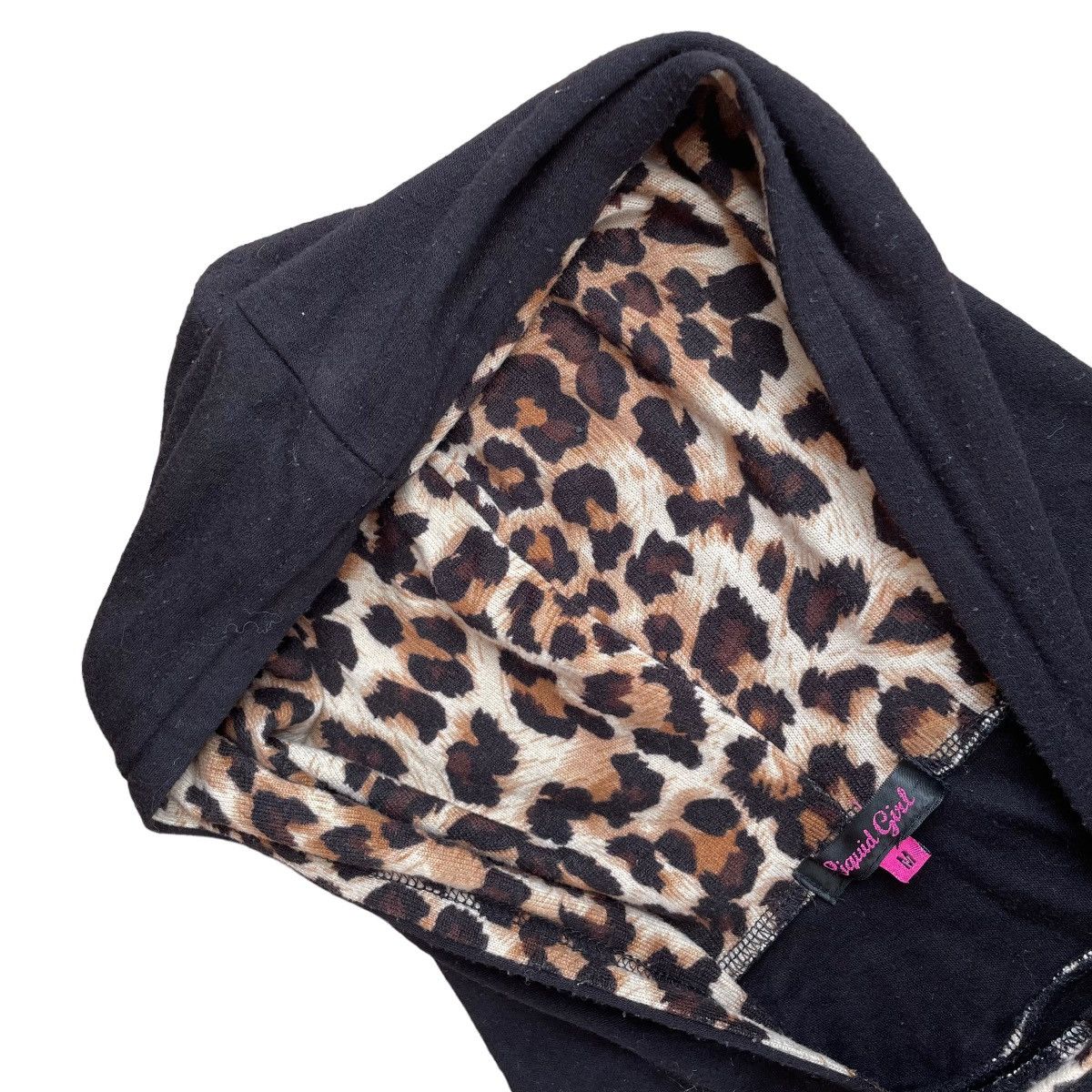 If Six Was Nine LIQUID GIRL DOUBLE LAYER LEOPARD PUNK GOTHIC SWEATER Size M / US 6-8 / IT 42-44 - 6 Thumbnail