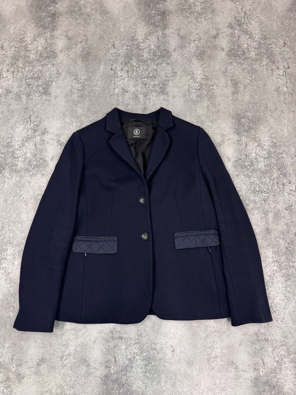 Bogner Bogner Women Blazer Navy Size 44(L) Size L / US 10 / IT 46 - 1 Thumbnail