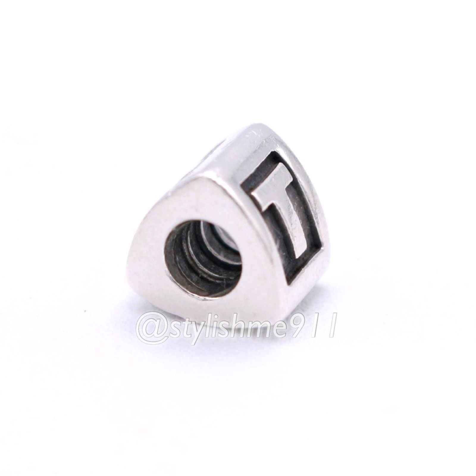 pandora Authentic PANDORA Retired Alphabet Bead - Letter T - 790323T Size ONE SIZE - 8 Thumbnail