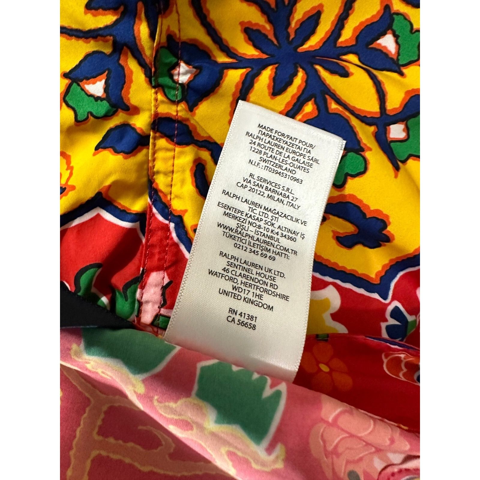 Polo Ralph Lauren Swim Trunks multicolor size 38 NWT MSPR 2