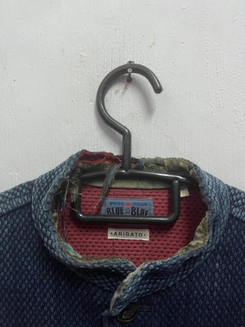 Blue Blue Japan BLUE BLUE JAPAN Honai Pure Indigo Sashiko Oriental Jacket Size US M / EU 48-50 / 2 - 11 Thumbnail