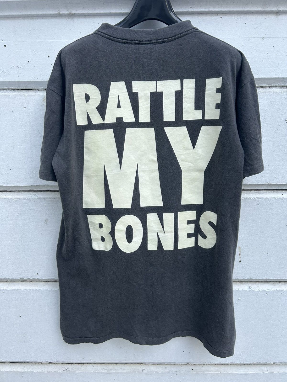 Vintage Vintage Skull Rattle My Bone Streetwear 1990 Size US L / EU 52-54 / 3 - 2 Thumbnail