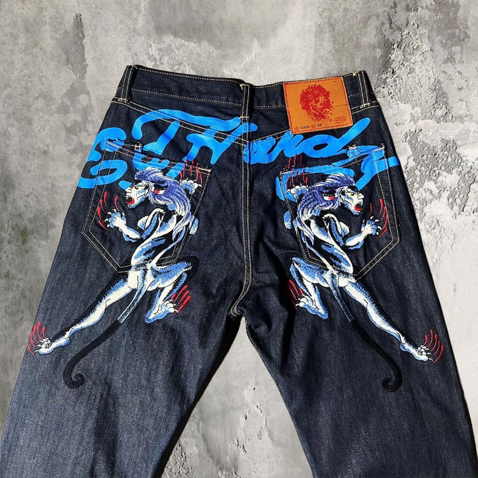 Ed Hardy Ed Hardy Panther Denim Size US 32 / EU 48 - 2 Thumbnail