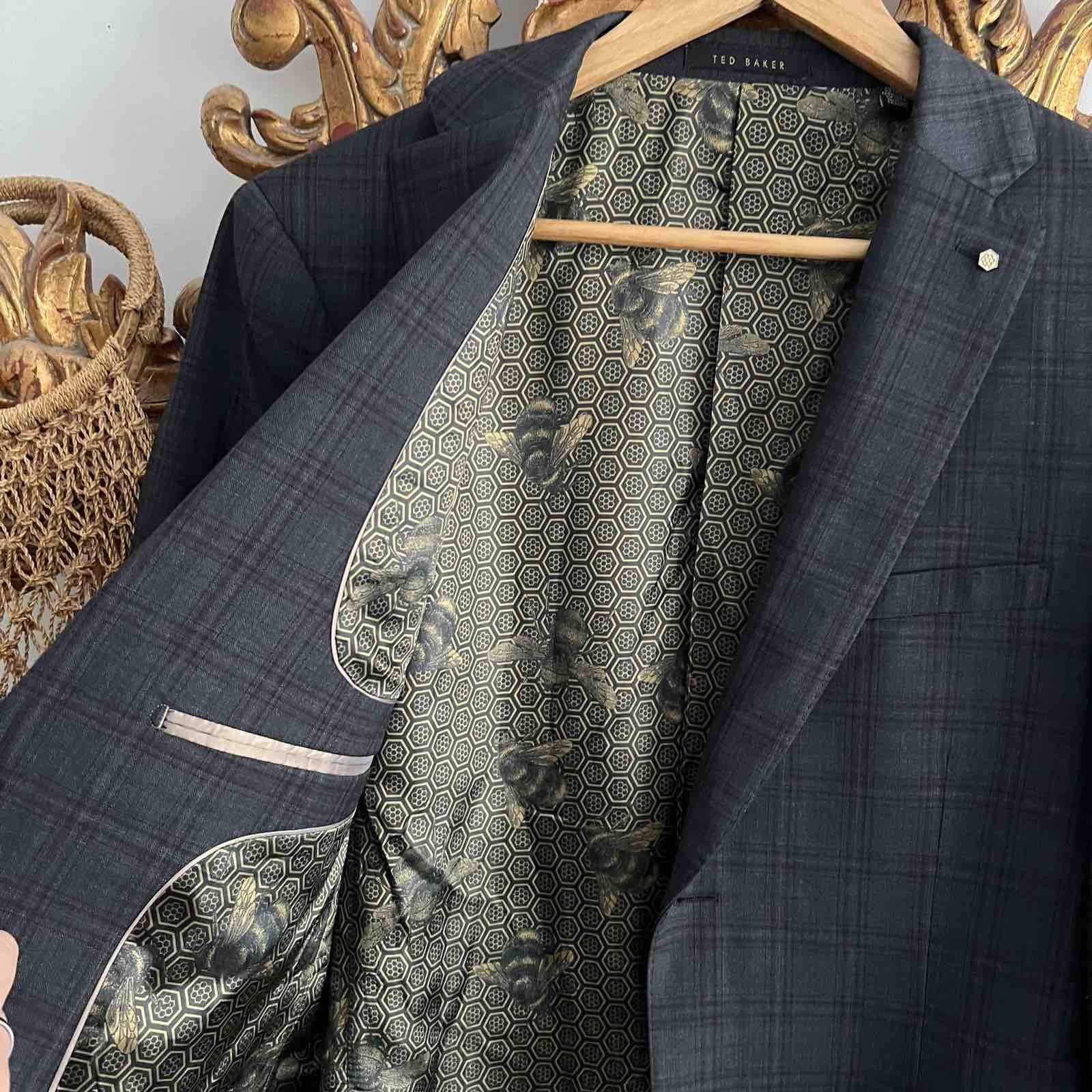 Ted Baker Ted Baker London all over print within blazer Ія 40R Size 40R - 6 Thumbnail