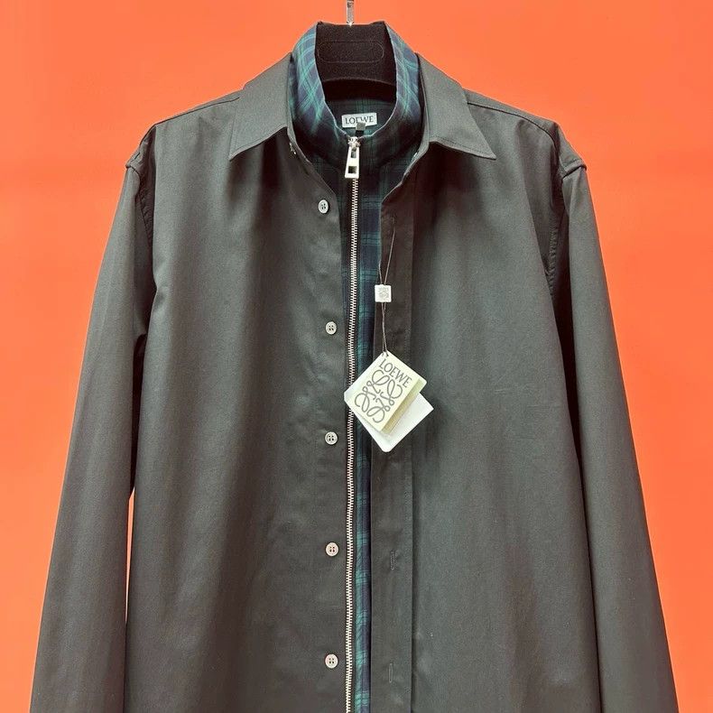 Loewe LOEWE size39 Men's turned-down collar shirts Size US XXS / EU 40 - 2 Thumbnail
